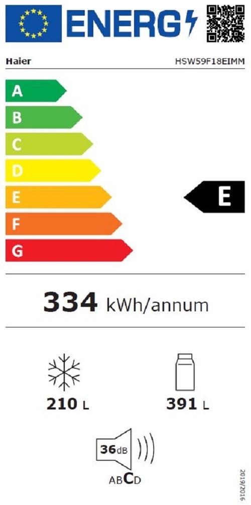 Réfrigérateur américain HAIER - HSW59F18EIMM Réfrigérateur américain HAIER - HSW59F18EIMM