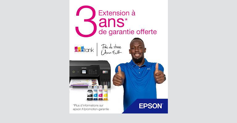 Extension à 3 ans de garantie offerte | EPSON