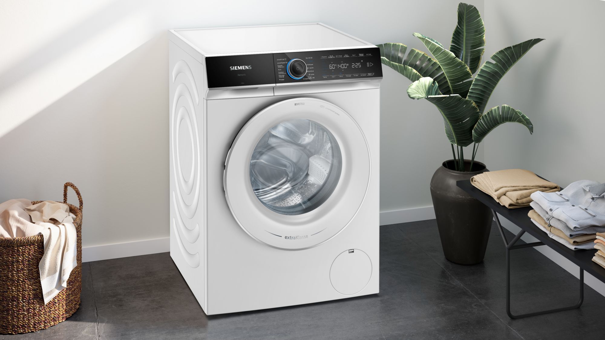 Lave linge Frontal SIEMENS 11kg 1400trs/min Blanc - WG64B2A9FR