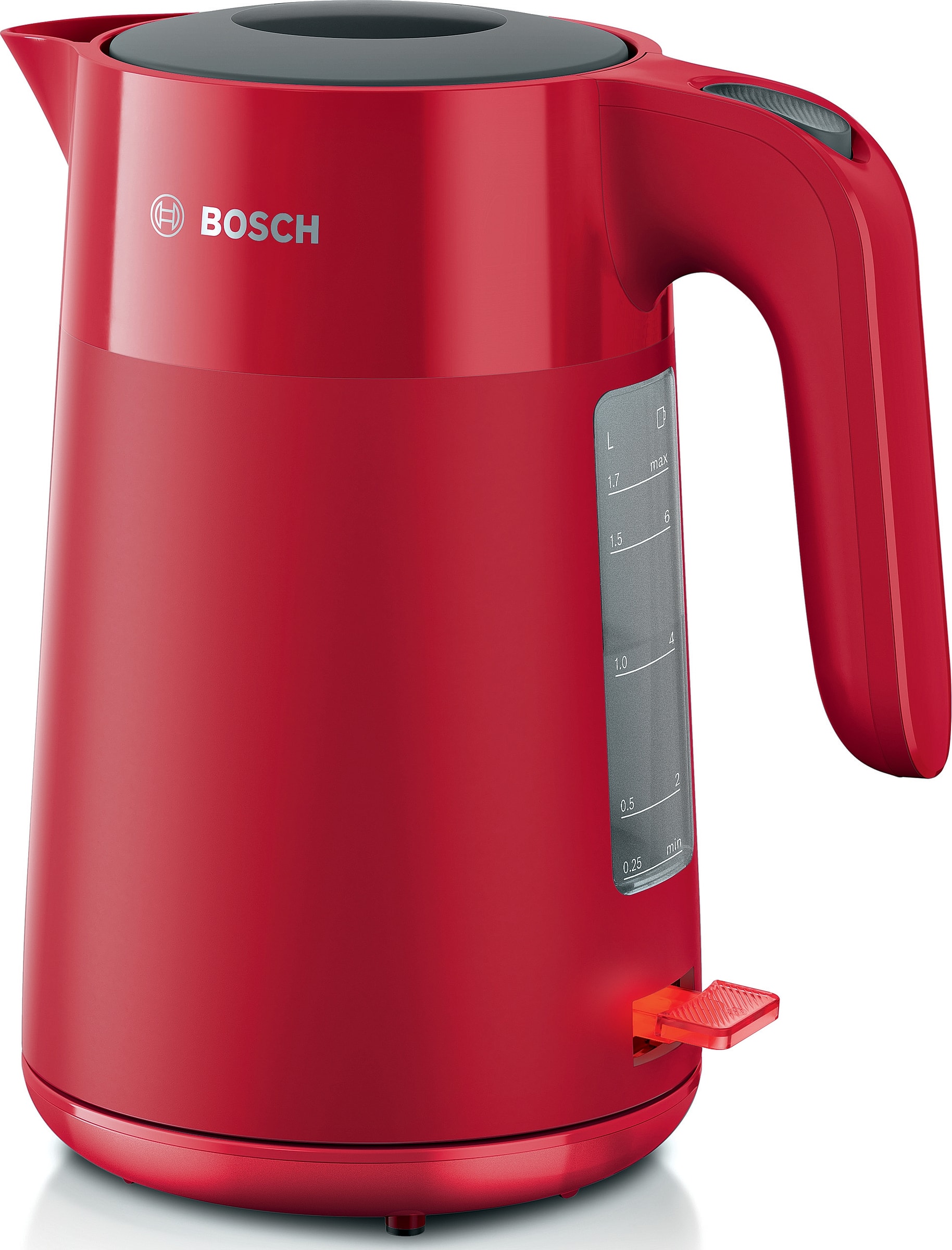 Bouilloire BOSCH 1,7L 2400W Rouge TWK2M164