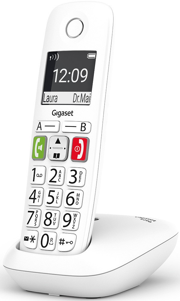 GIGASET Téléphone sans fil E290 - E290-BLANC