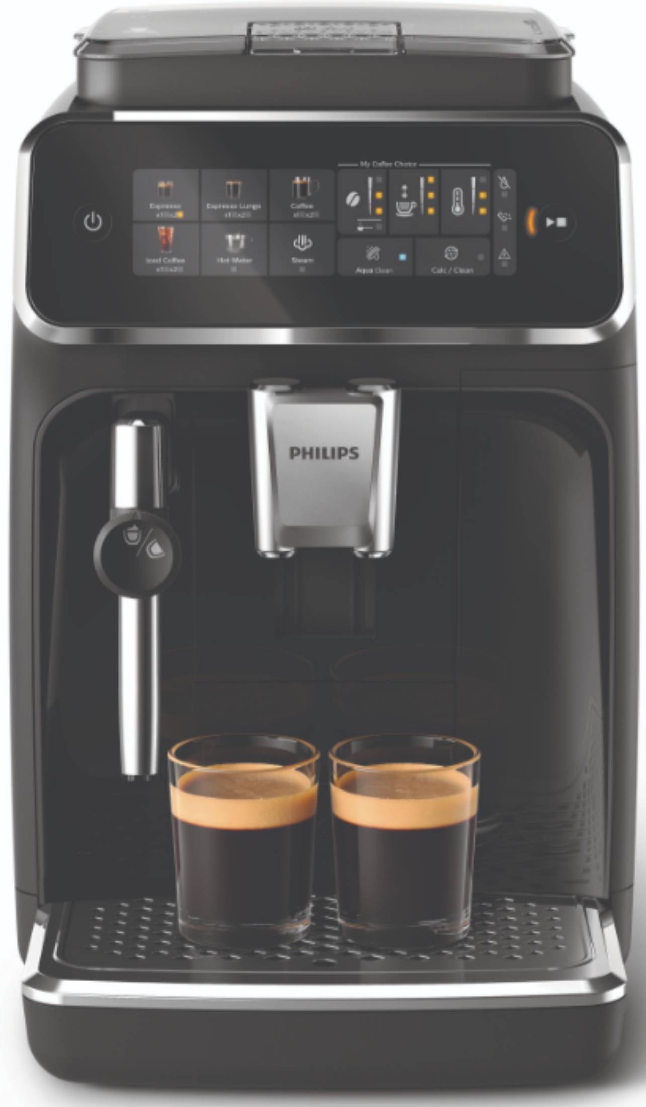 Robot expresso PHILIPS broyeur, Séries 3300, Noir - EP3321-40