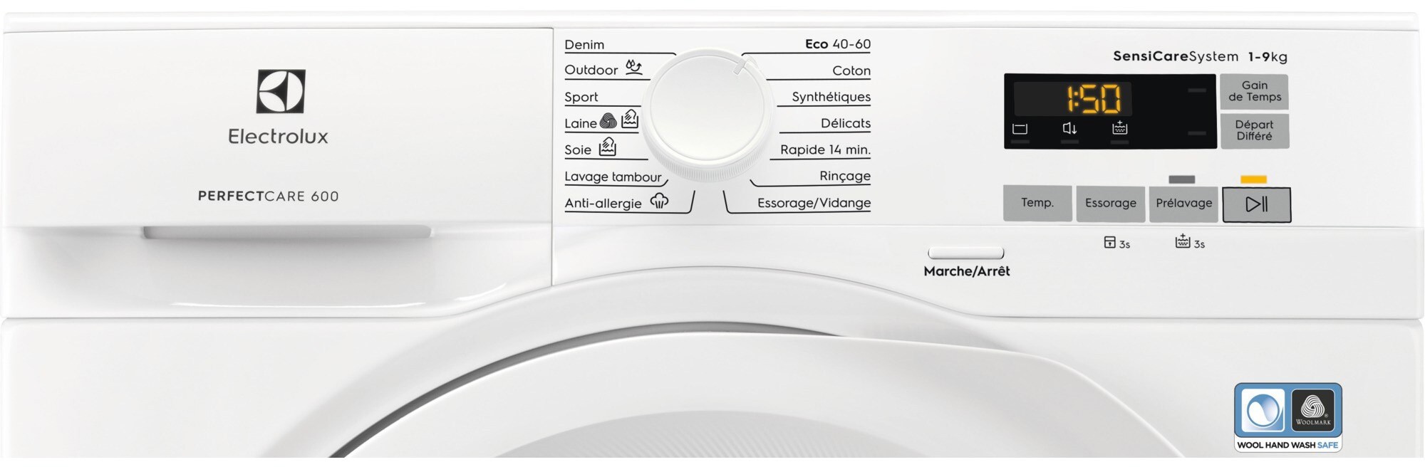 Lave linge Frontal ELECTROLUX PerfectCare 600 Eco Flap 9kg - EW6F5933AB Lave linge Frontal ELECTROLUX PerfectCare 600 Eco Flap 9kg - EW6F5933AB
