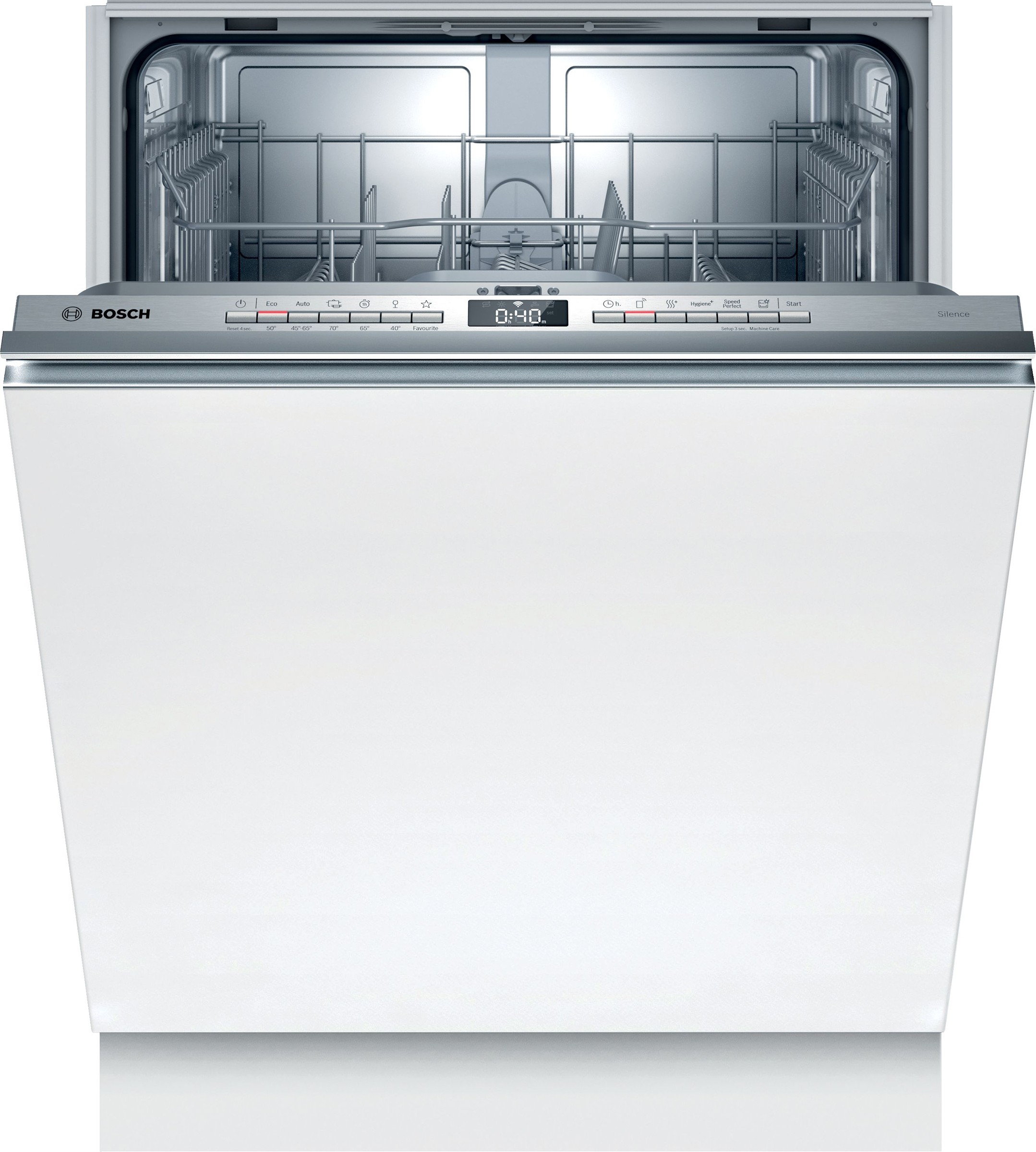 BOSCH Lave vaisselle tout integrable 60 cm Série 4 Home Connect ExtraDry 12 couverts  SMH4ITX12E