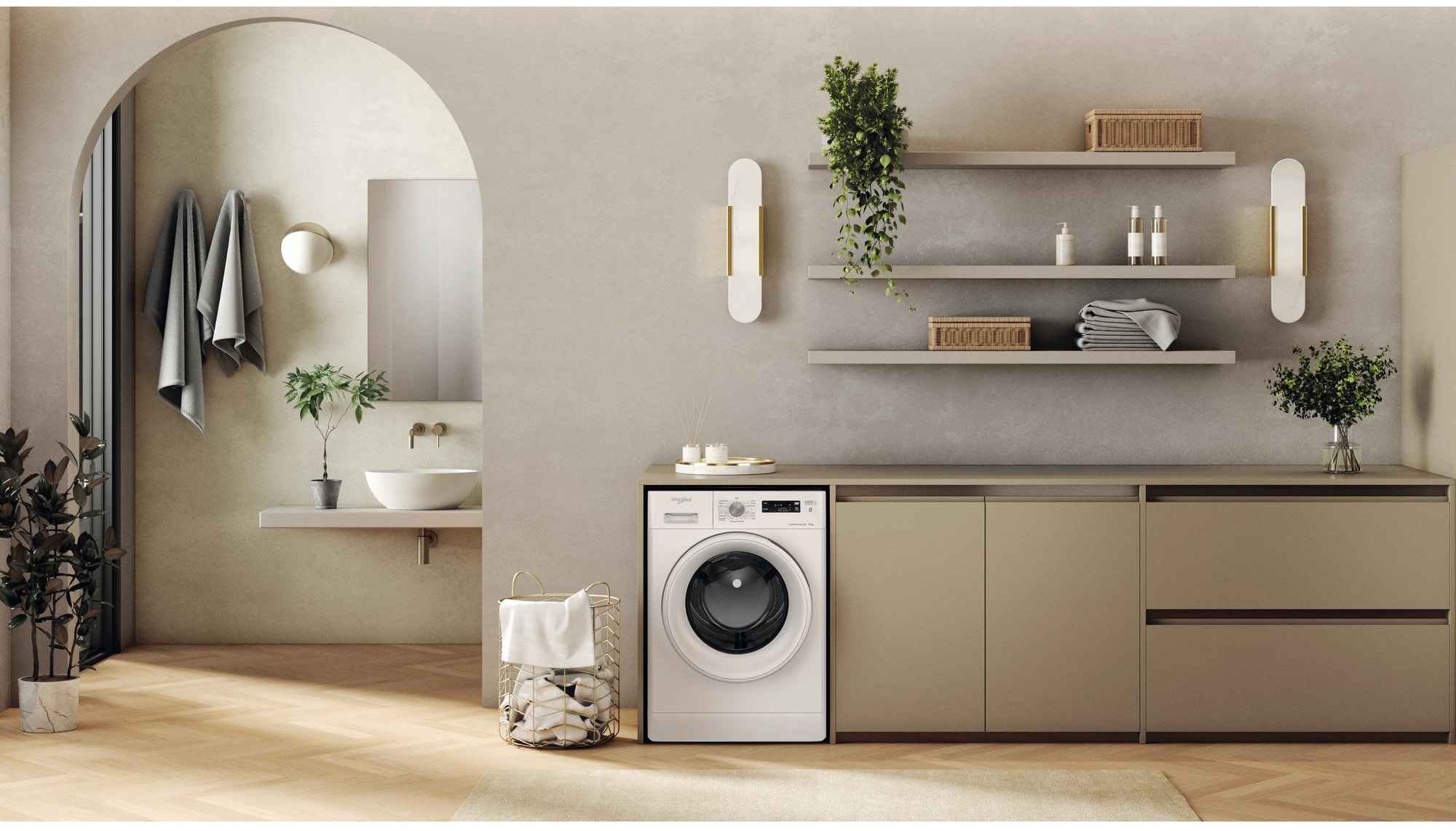 Lave linge Frontal WHIRLPOOL 9kg 1200trs/min Blanc - FFSPL9269WFR