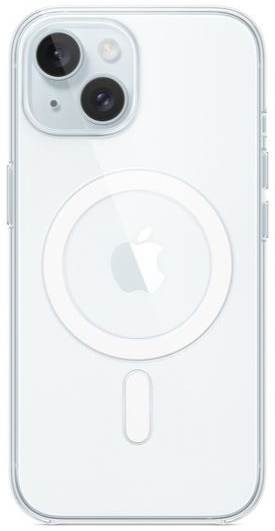 APPLE Coque iPhone 15 silicone Magsafe Transparente  MT203ZM/A