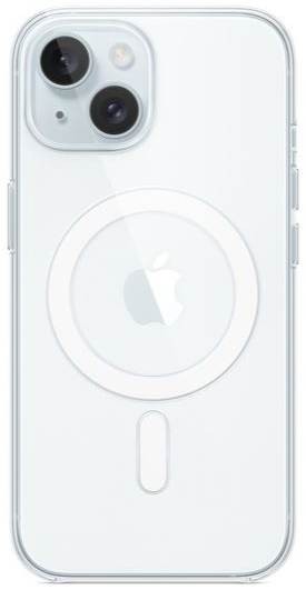 APPLE Coque iPhone 15 silicone Magsafe Transparente - MT203ZM/A