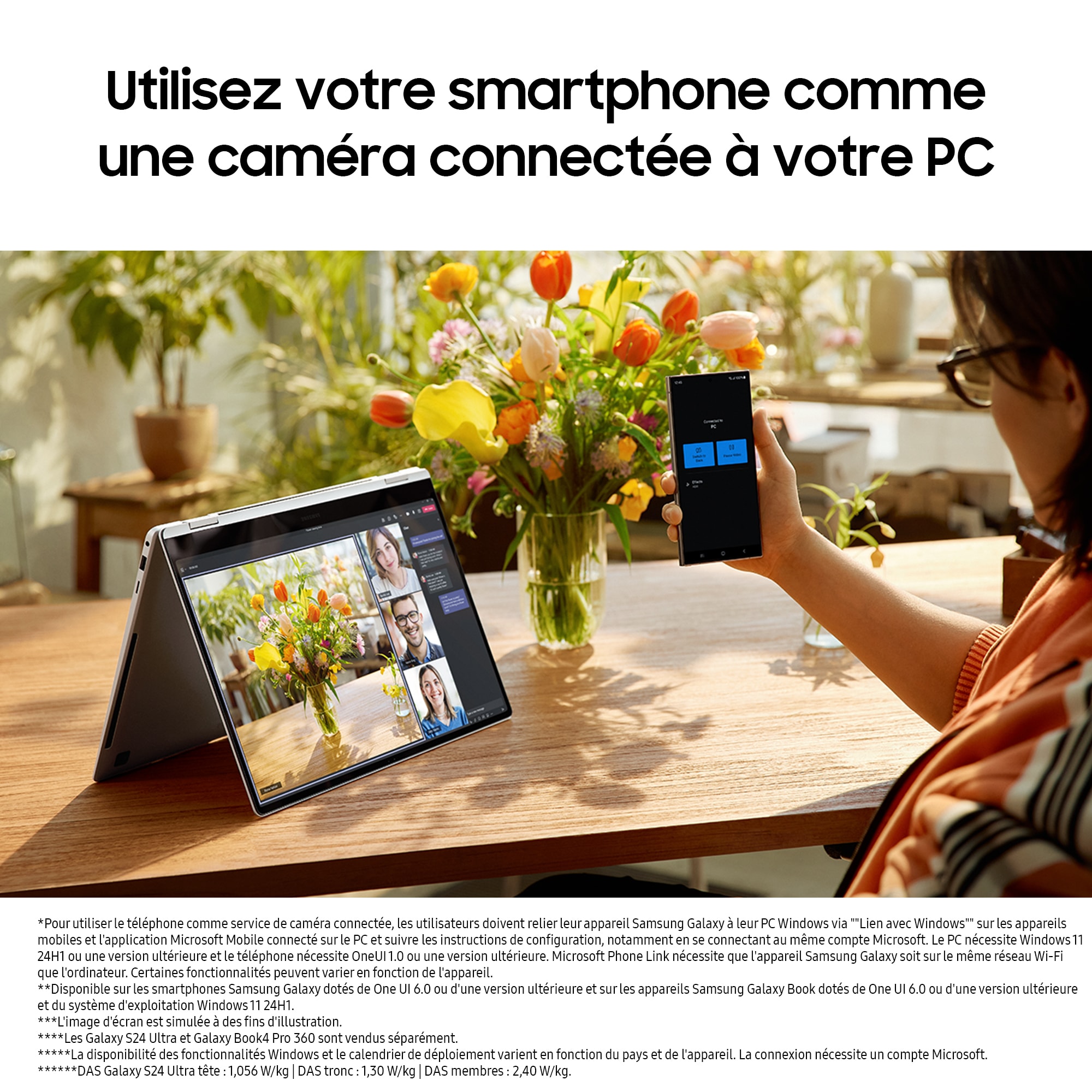 Ordinateur portable tactile SAMSUNG - NP960QGK-KG2FR Ordinateur portable tactile SAMSUNG - NP960QGK-KG2FR