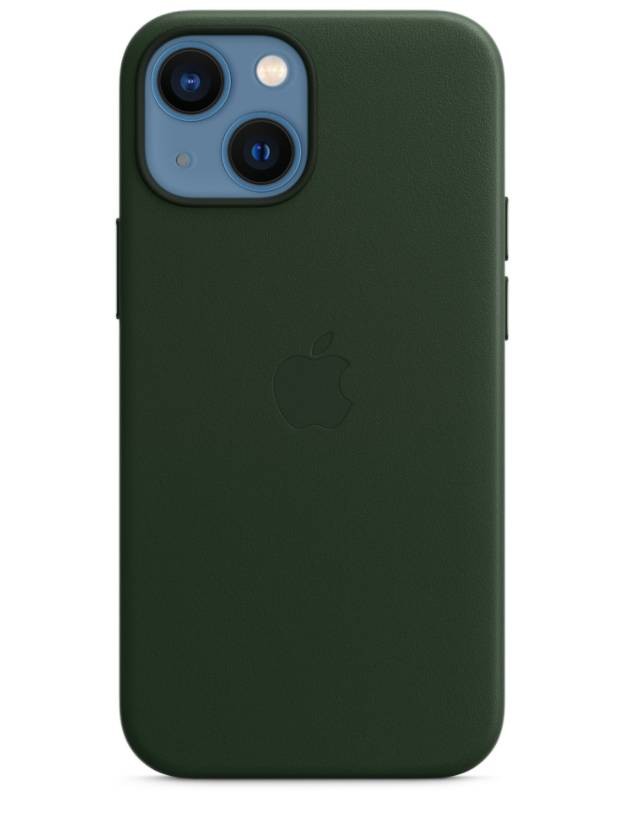 APPLE Coque iPhone 13 mini cuir vert  - MM0J3ZM/A
