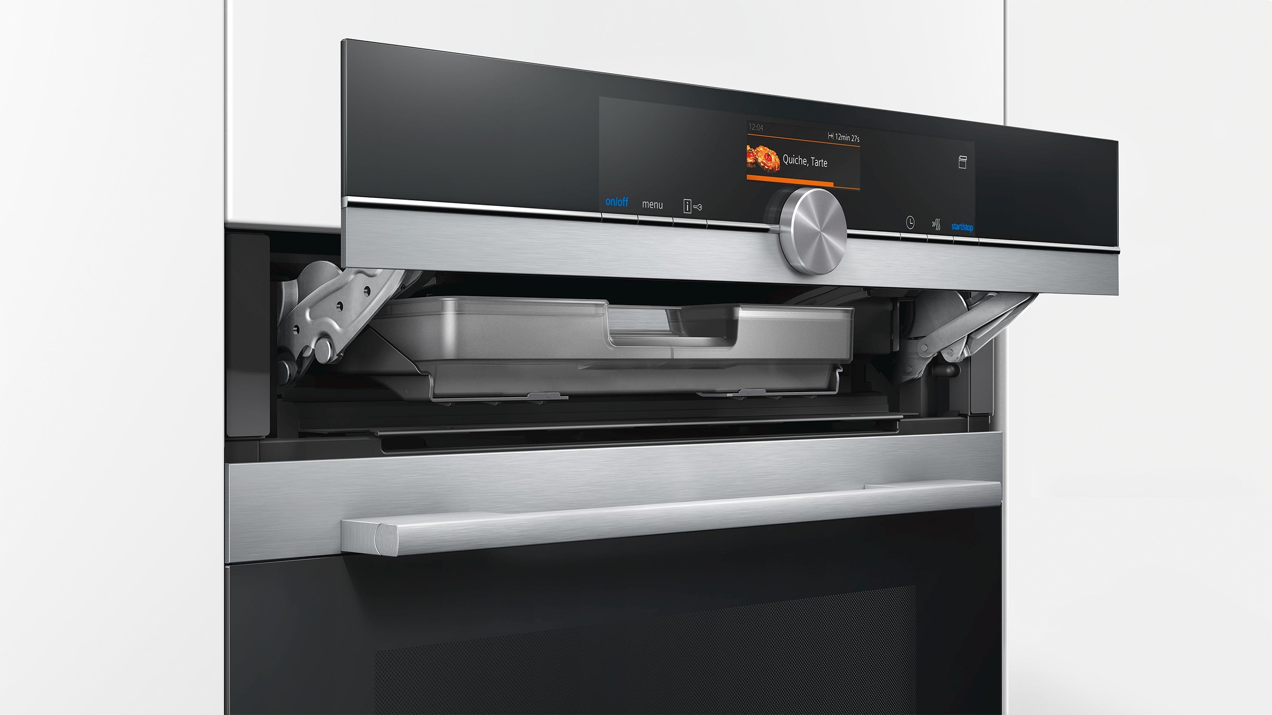 Four encastrable vapeur SIEMENS iQ700 EcoClean 47L Noir - CS656GBS2
