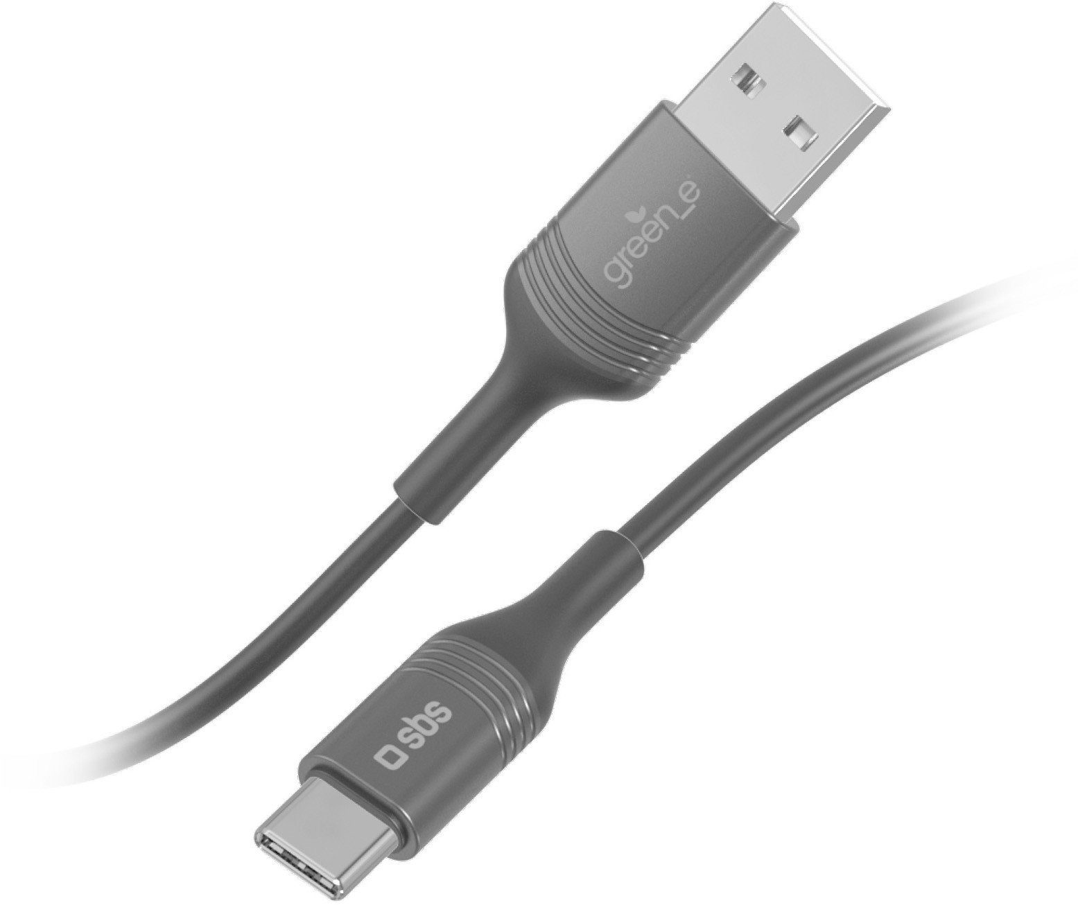 SBS Câble USB  de données et de recharge USB-A - USB-C avec kit de recyclage - CABLE-USBA-USBC-ECO