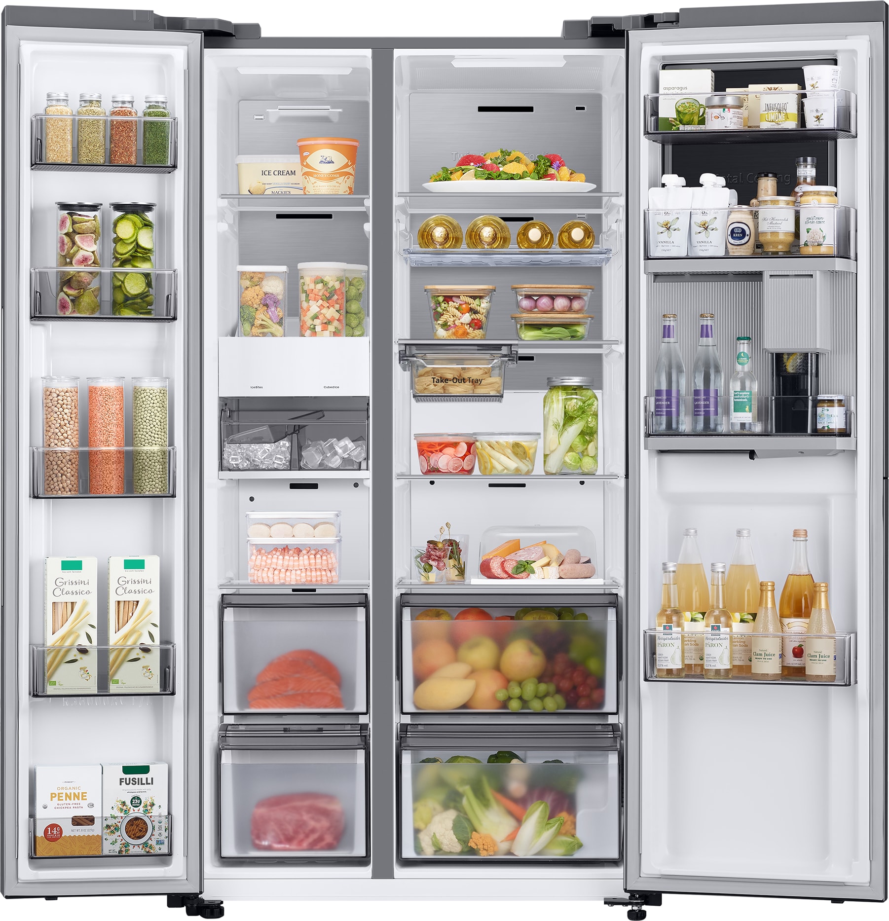 Réfrigérateur side by side SAMSUNG Froid Ventilé Plus 645L Inox - RH69CG895DS9