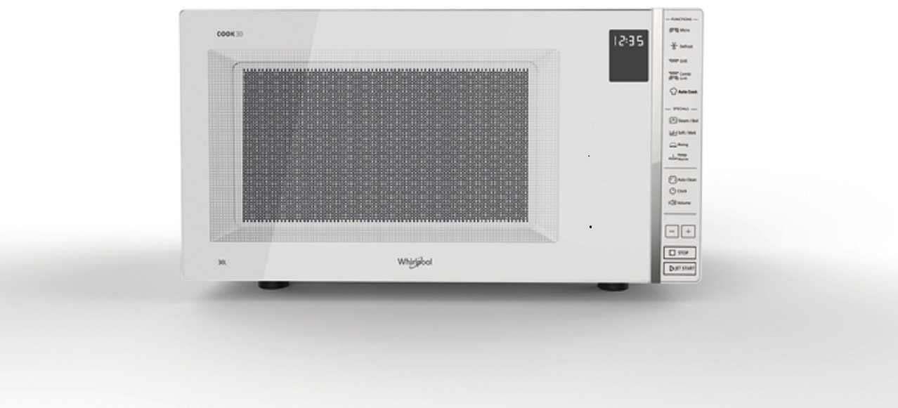 Micro ondes Grill WHIRLPOOL 900W 30L Blanc MWP304W