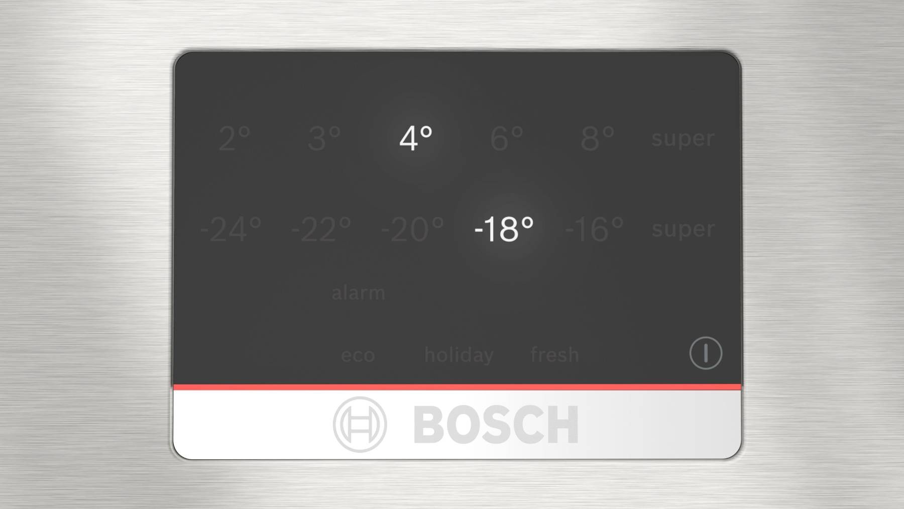 BOSCH Réfrigérateur congélateur bas Série 4 No Frost 218L Inox - KGN367ICT