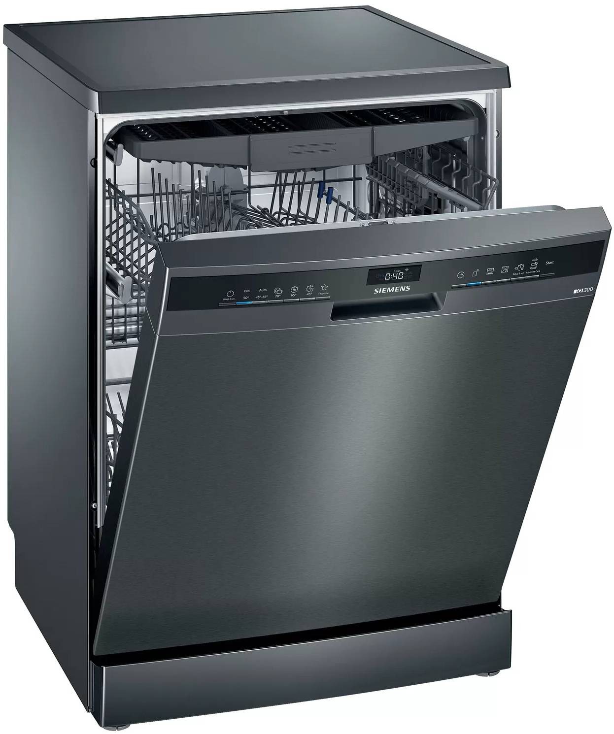 SIEMENS Lave vaisselle 60 cm iQ300 Home Connect VarioSpeed Plus 13 couverts Noire SN23EC14CE SIEMENS Lave vaisselle 60 cm iQ300 Home Connect VarioSpeed Plus 13 couverts Noire SN23EC14CE