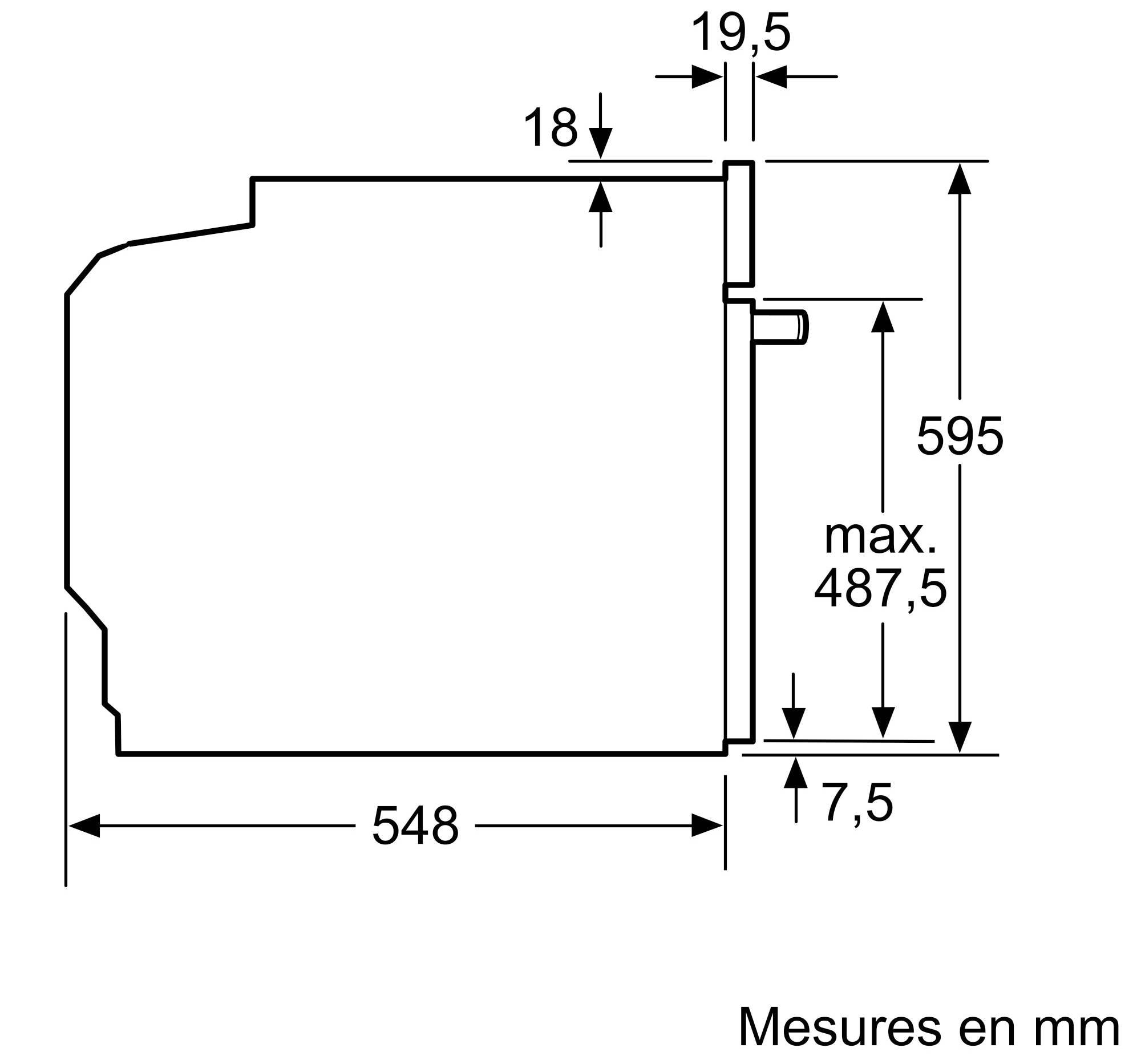 Four encastrable pyrolyse BOSCH Série 8 71L Noir - HBG7764B1 Four encastrable pyrolyse BOSCH Série 8 71L Noir - HBG7764B1