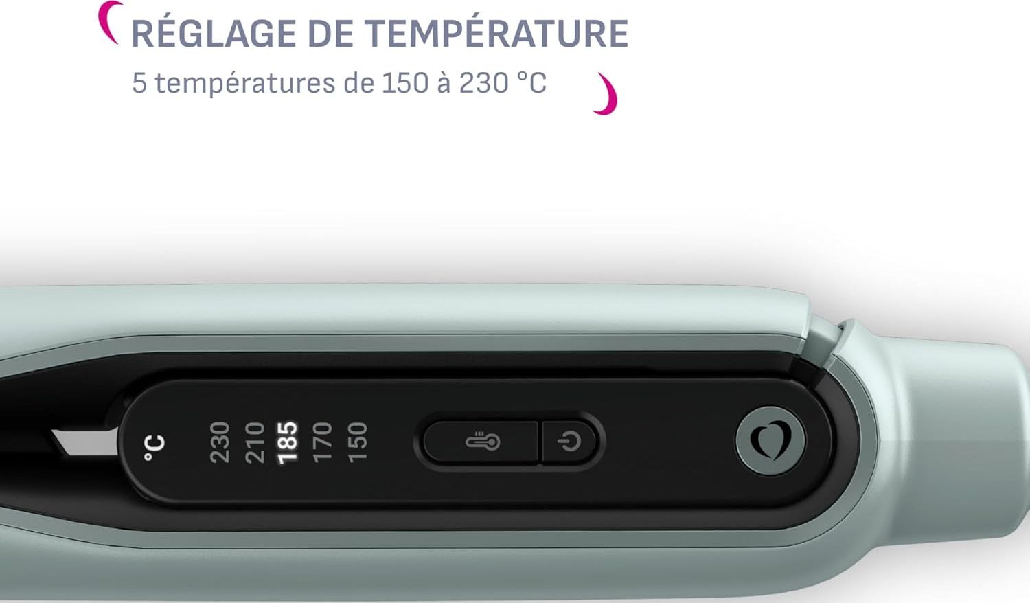 Lisseur CALOR Ionique Titanium Eucalyptus Noir - SF5120C0