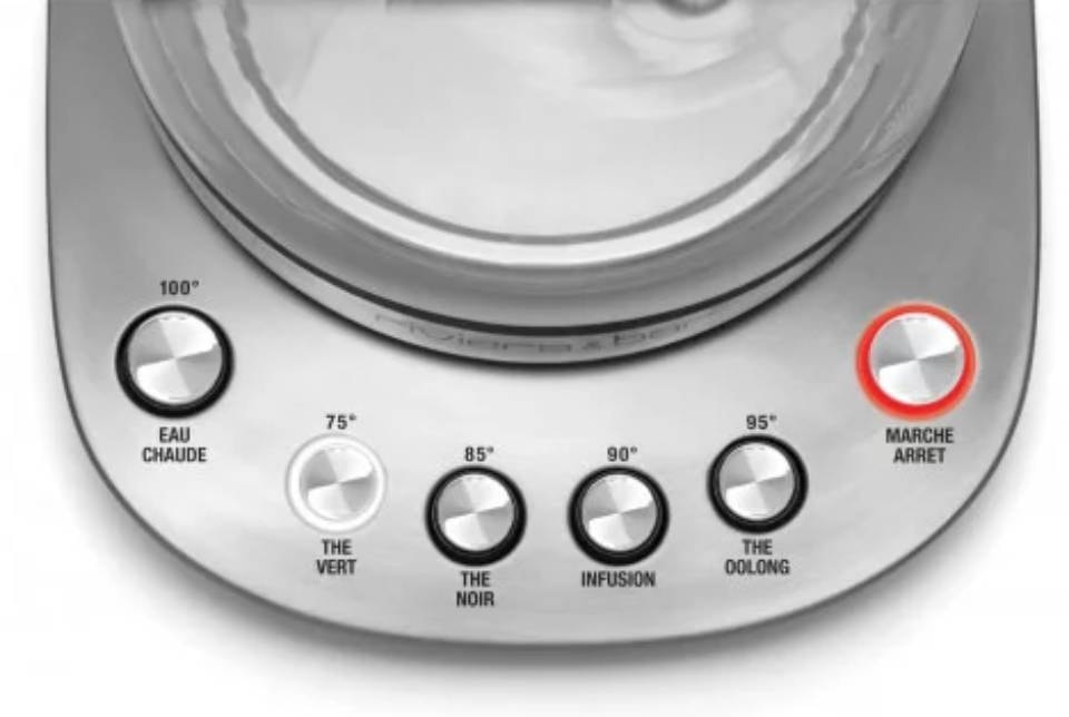 Théière RIVIERA & BAR température réglable, 1.2L, Inox - BTH540