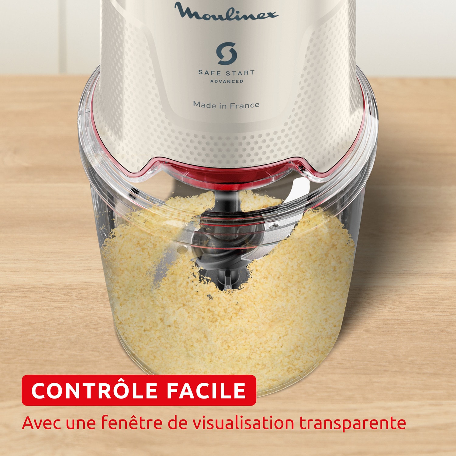 Hachoir MOULINEX Bol 0.5L 600W Ecru - AT740BF1