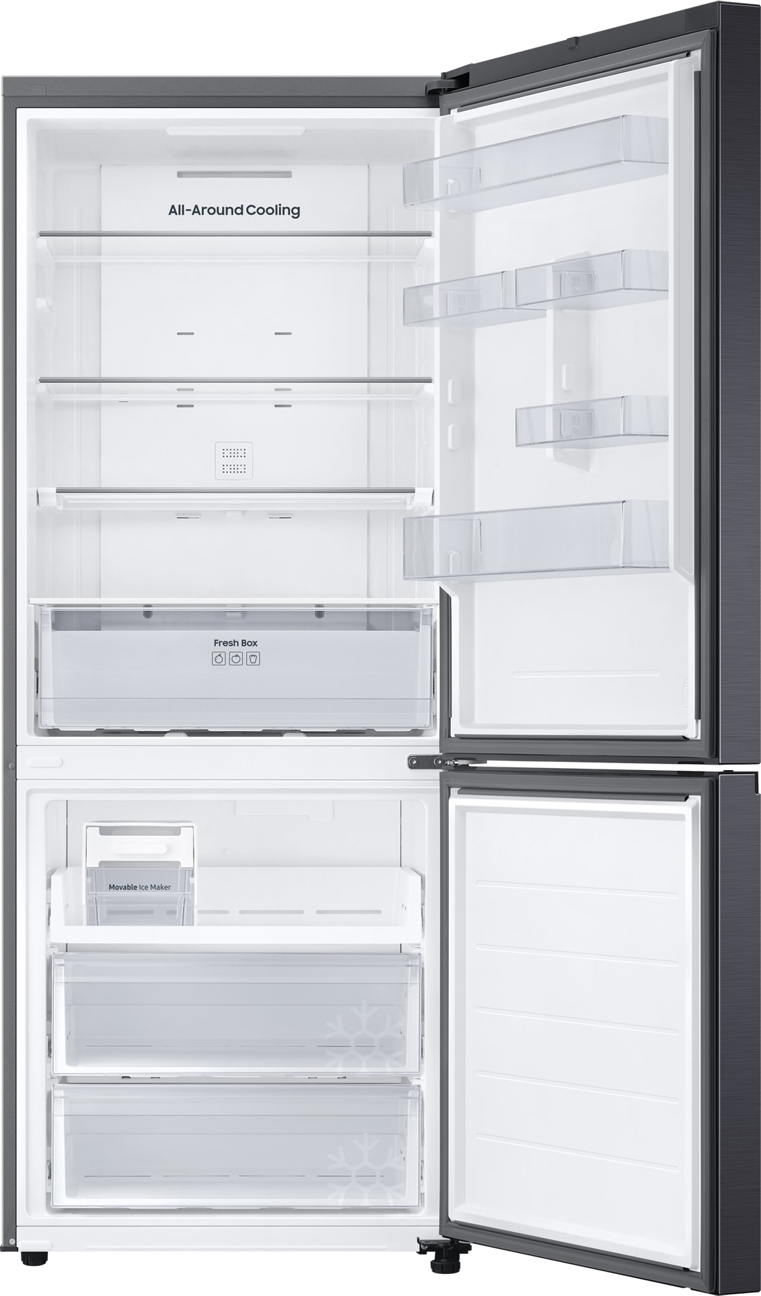 Réfrigérateur congélateur bas SAMSUNG 508L No Frost Noir - RB50DG601EB1