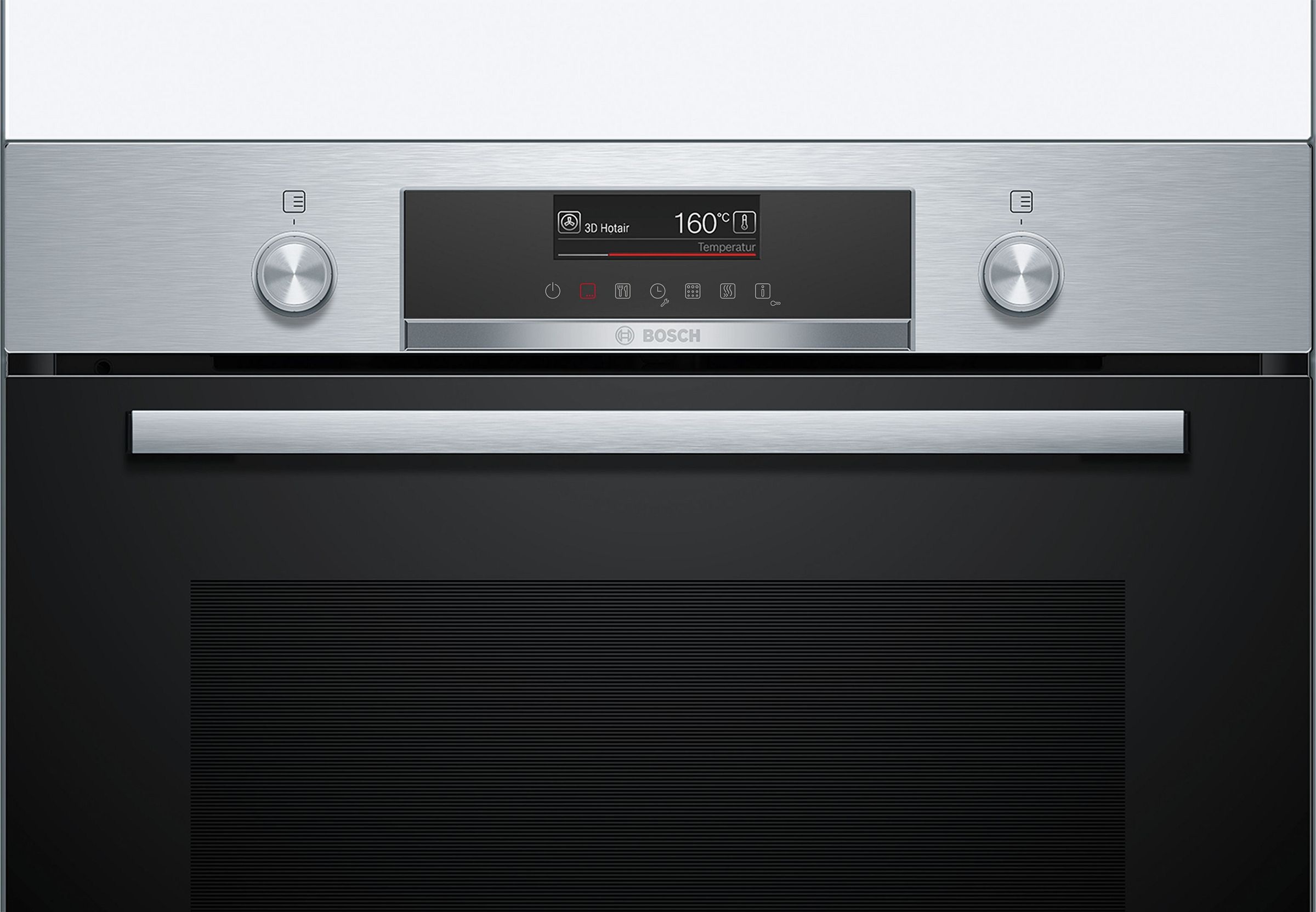 Four encastrable pyrolyse BOSCH Chaleur tournante 71 L Inox - HBG579BS3F