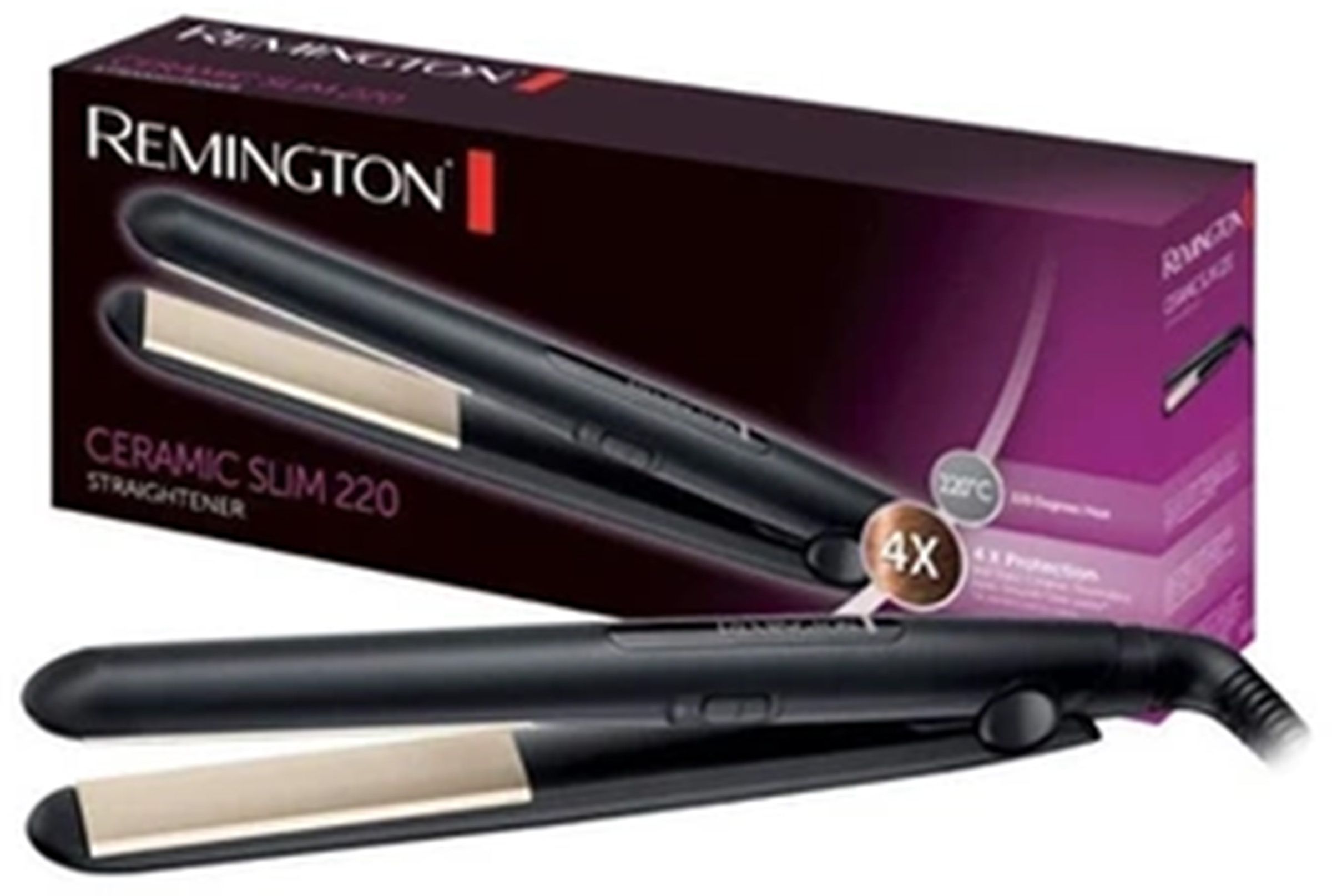 Lisseur REMINGTON Céramique Température réglable Noir - S1510