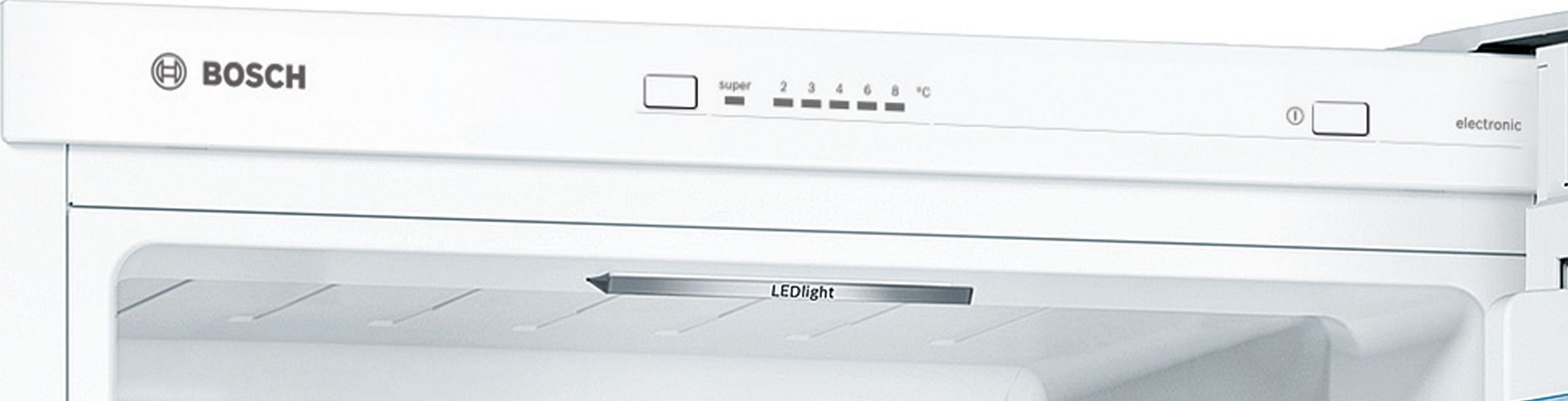 Réfrigérateur congélateur bas BOSCH 289L Froid statique Blanc - KGV33VWEP