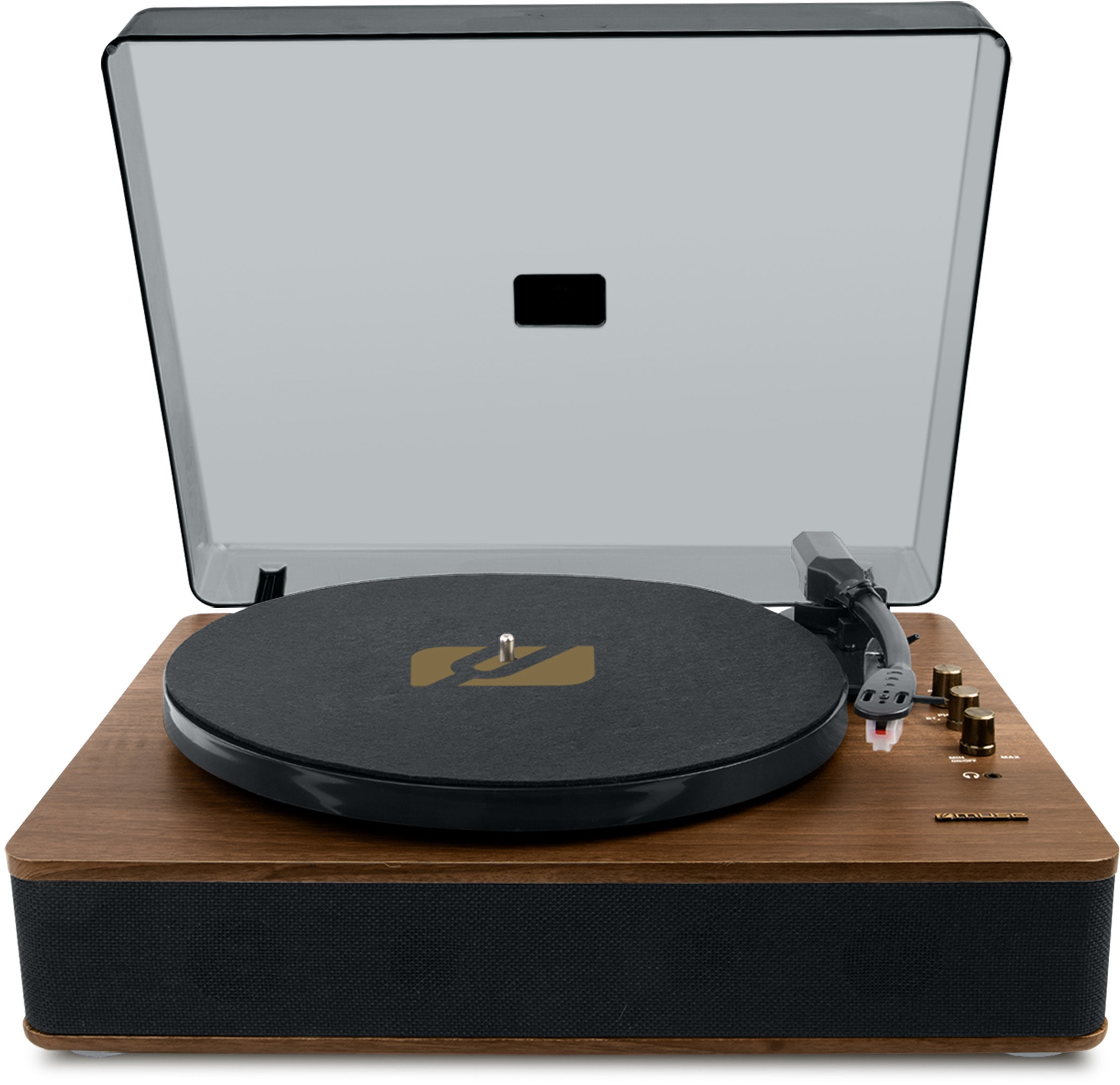 Platine vinyle USB MUSE Courroie Bluetooth Enceintes intégrées Bois MT-106BT