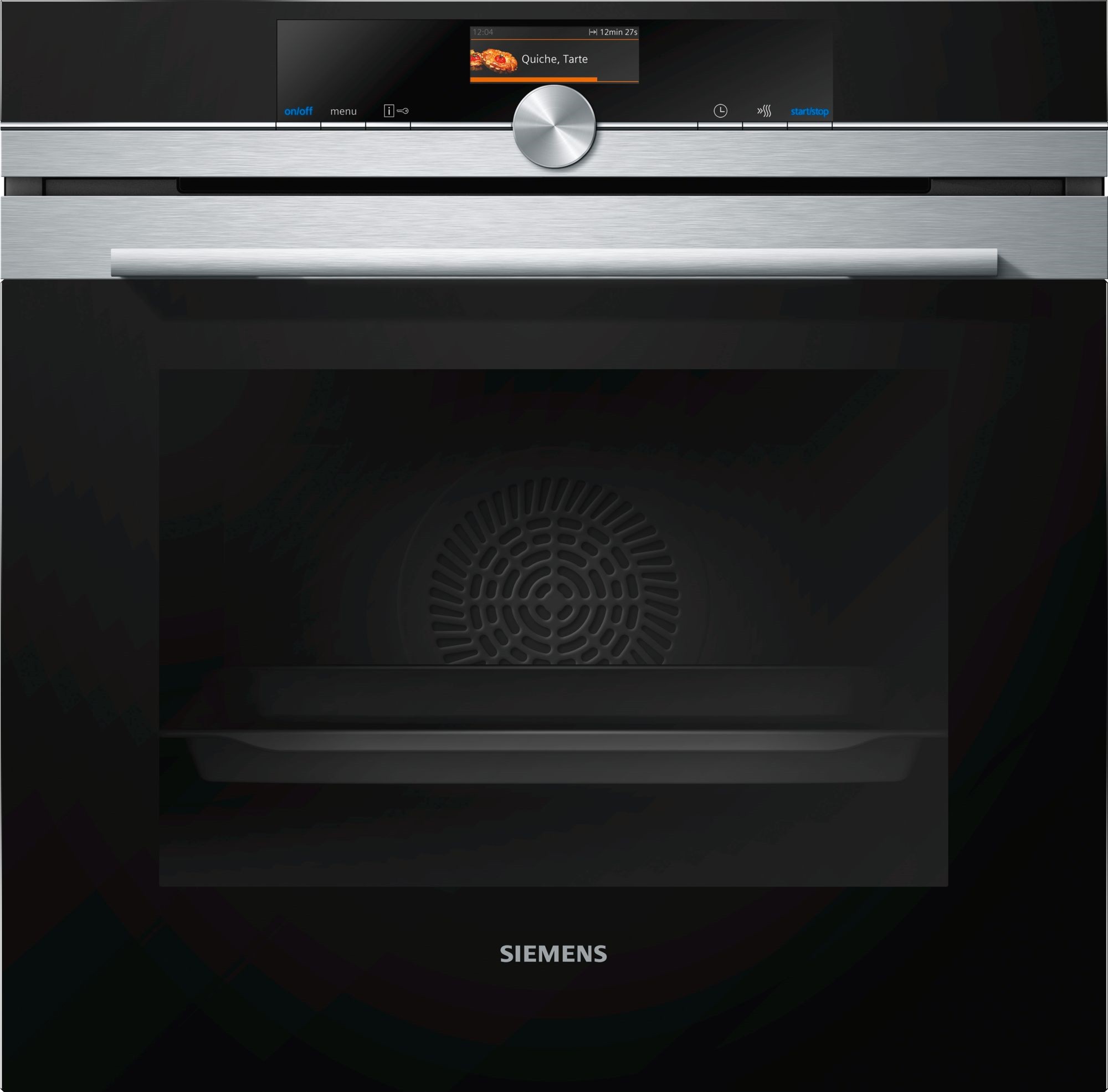 SIEMENS Four encastrable pyrolyse IQ700 Air pulsé 40D Plus 71L Noir HB676G0S2 SIEMENS Four encastrable pyrolyse IQ700 Air pulsé 40D Plus 71L Noir HB676G0S2