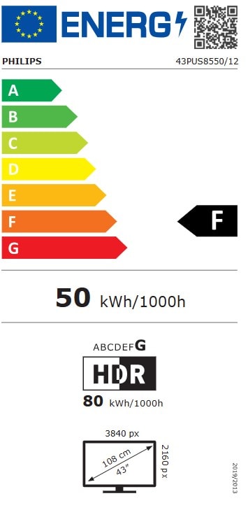 TV QLED 4K 108 cm PHILIPS - 43PUS8550 TV QLED 4K 108 cm PHILIPS - 43PUS8550
