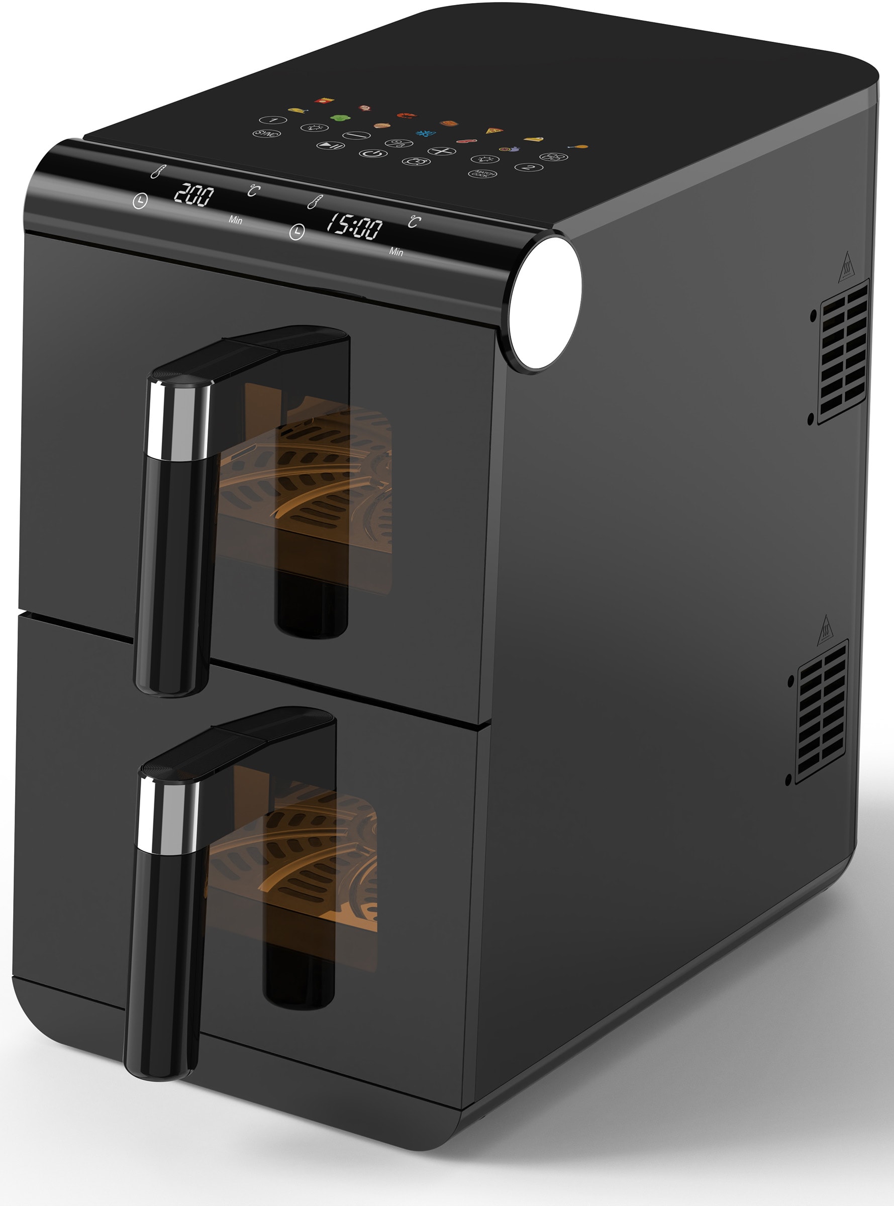 Friteuse à air chaud PURELEC AirFryer 11L 1700W Double compartiment AF169