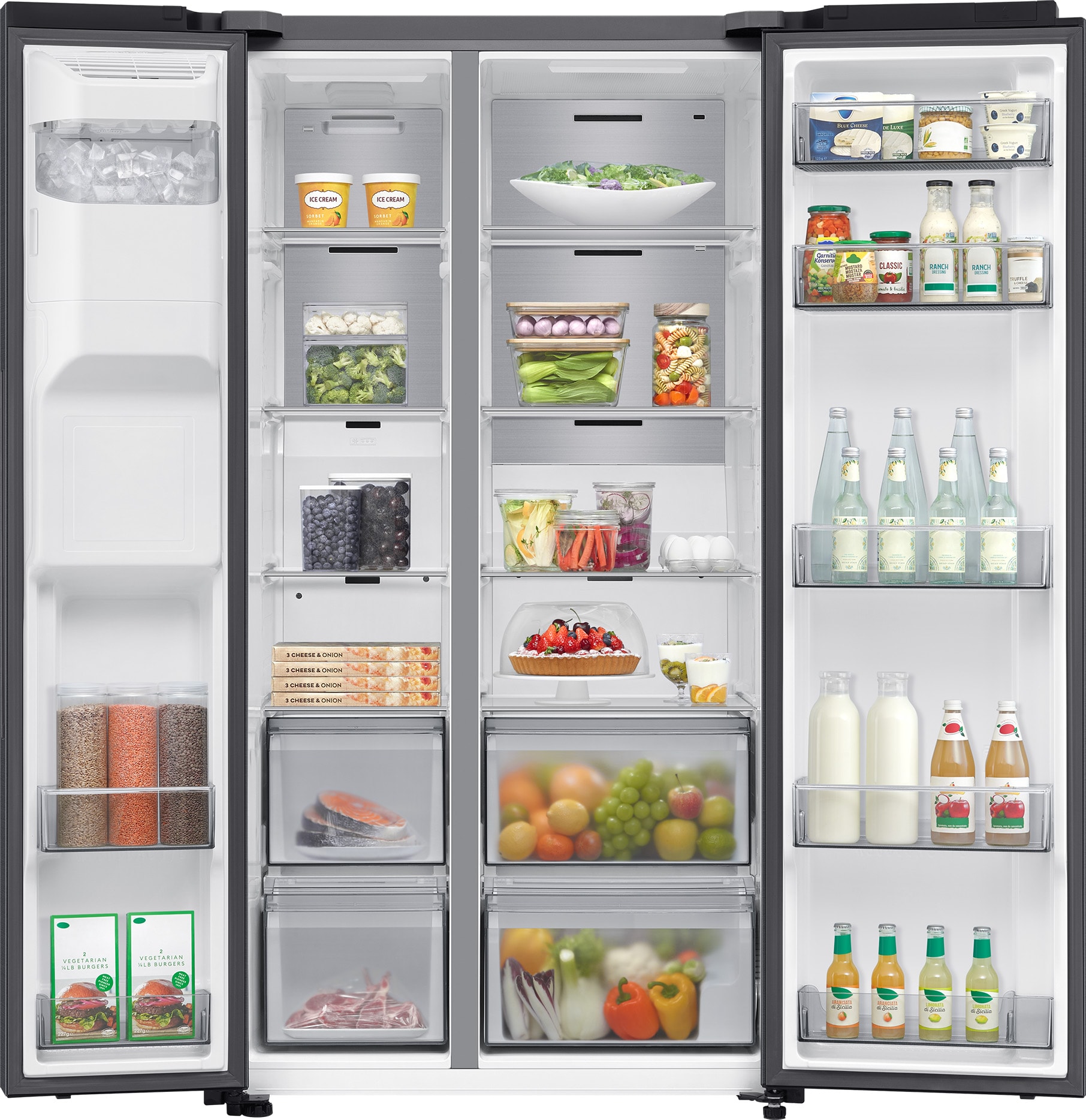 Réfrigérateur américain SAMSUNG No frost 634L Inox - RS70F66KCF