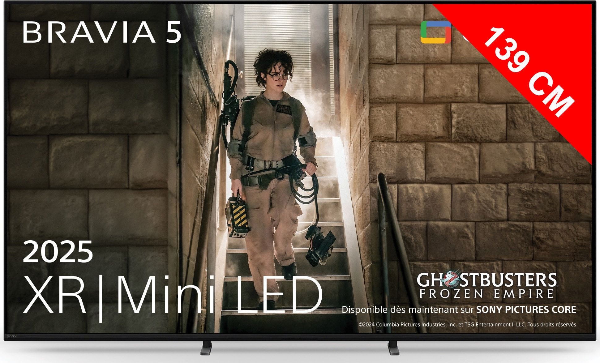 TV LED 4K 139 cm SONY 55" 4K 120Hz Noir K55XR59B