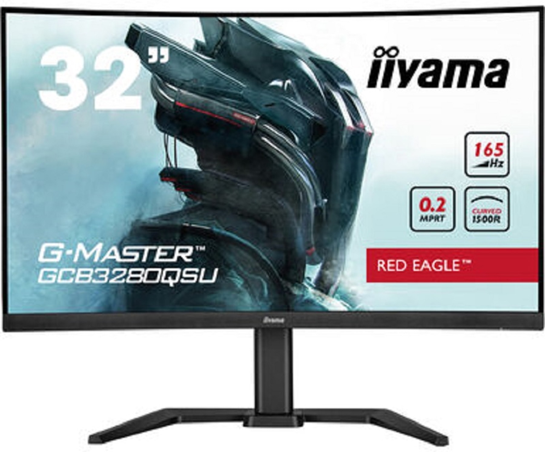 Ecran 32 pouces incurvé IIYAMA VA HDMI DisplayPort Noir GCB3280QSU-B2
