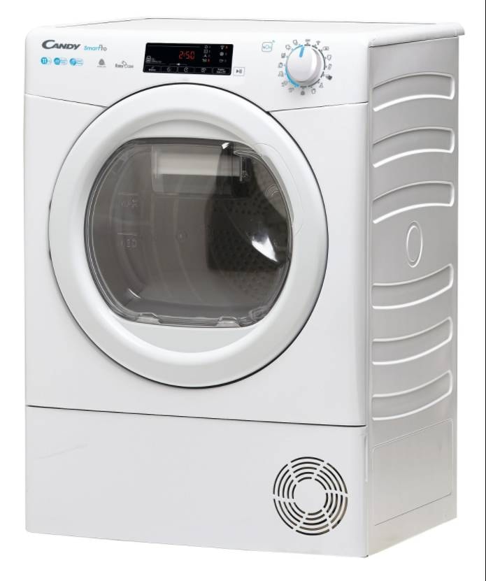 Sèche-linge pompe à chaleur CANDY 11kg Connecté Blanc - CSOEH11A2TE-S