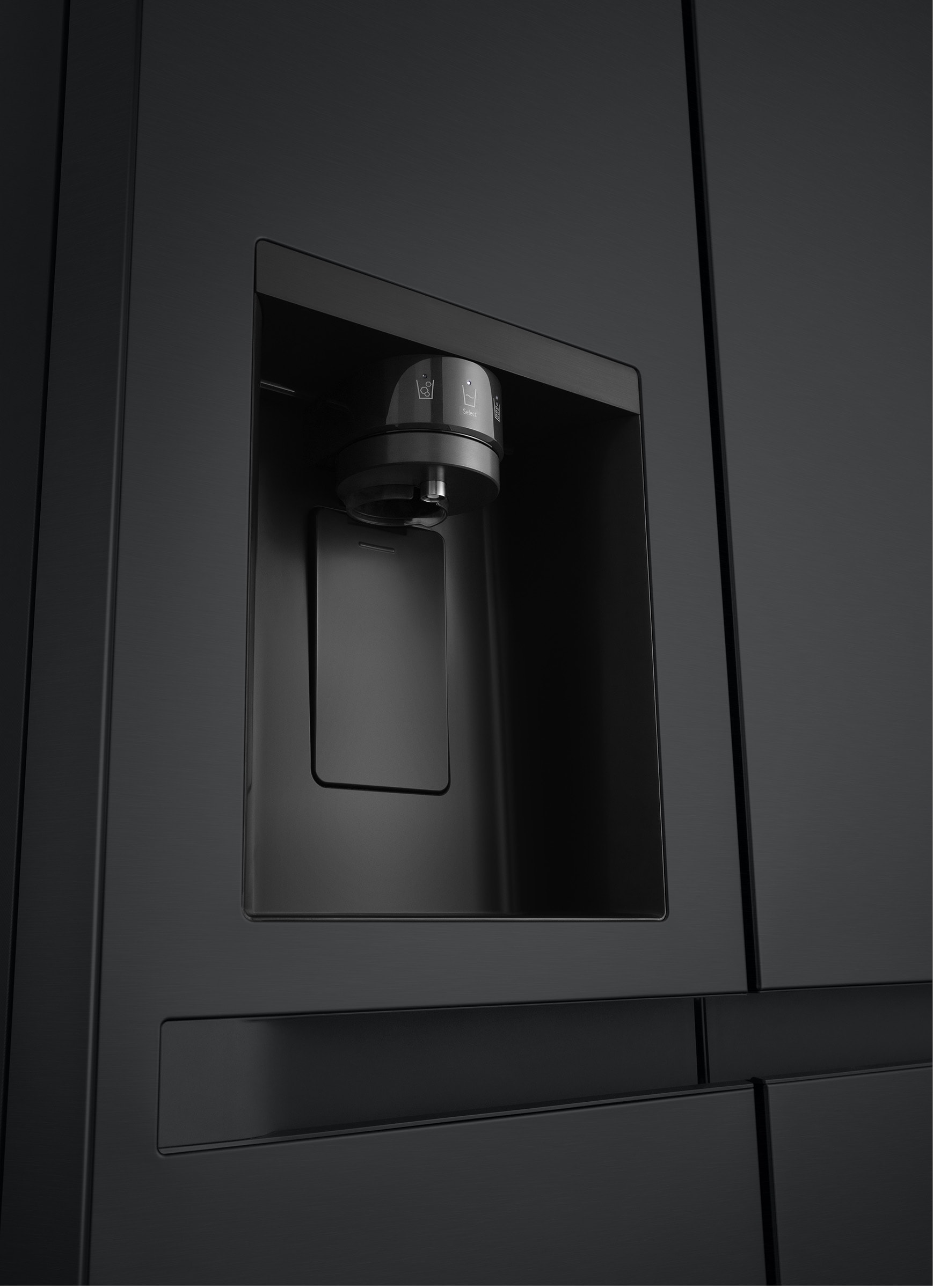 Réfrigérateur américain LG Total No Frost 638L noir - GSLC40EPPE Réfrigérateur américain LG Total No Frost 638L noir - GSLC40EPPE