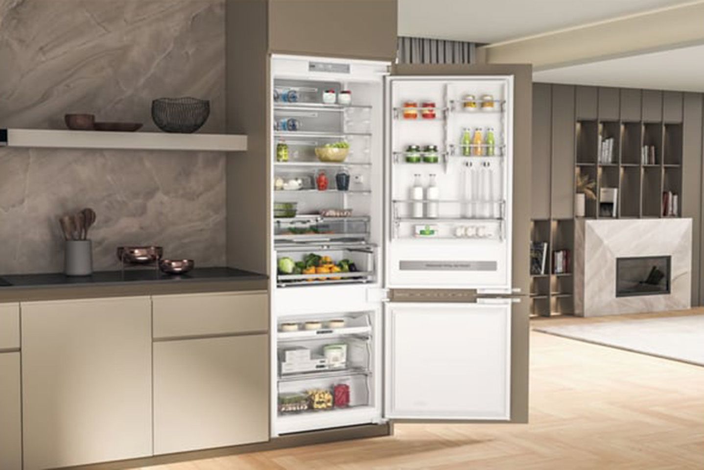 Réfrigérateur congélateur encastrable WHIRLPOOL  - WHSP70T232P