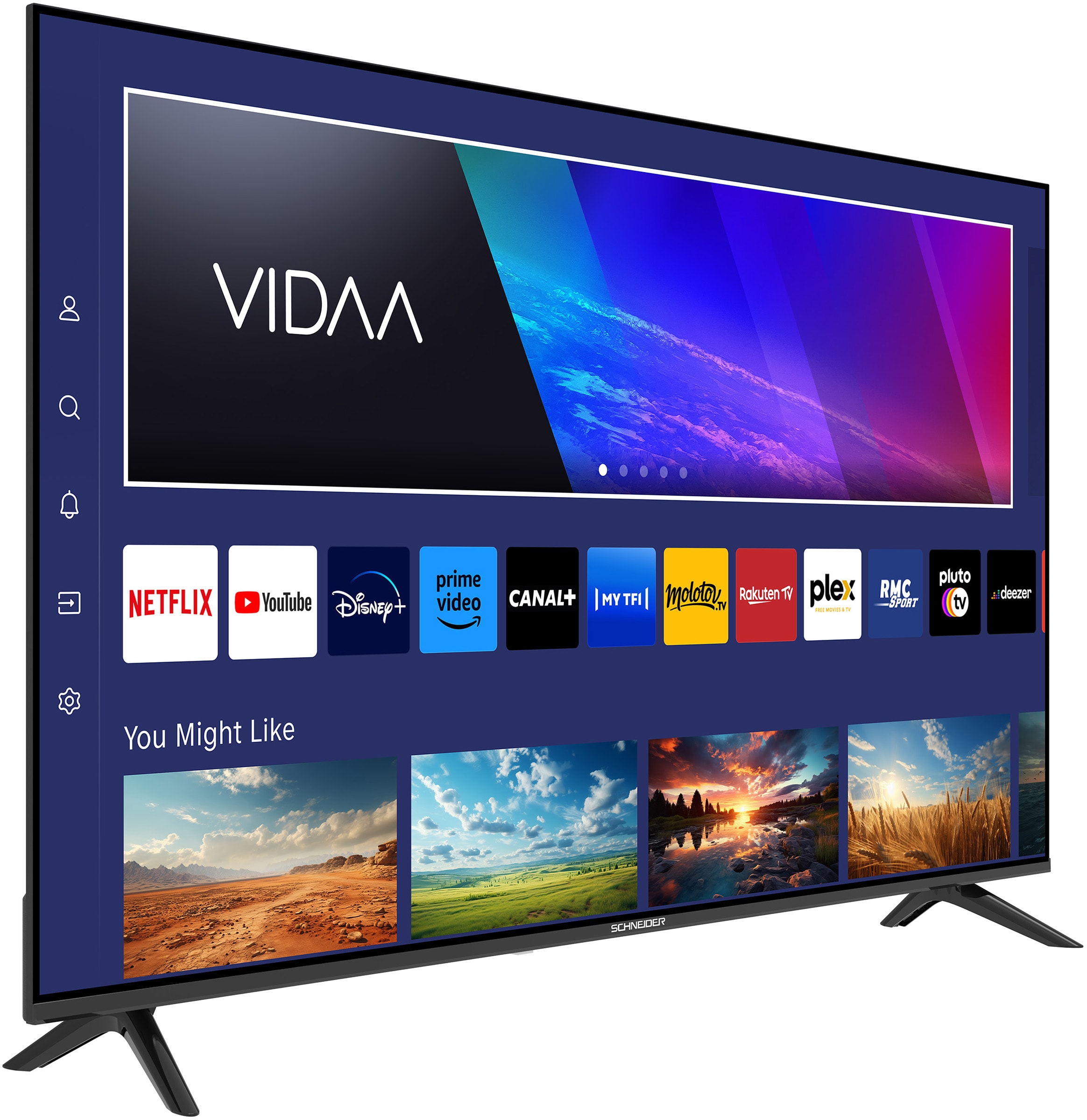 TV LED 4K 139 cm SCHNEIDER - GMS55A2 TV LED 4K 139 cm SCHNEIDER - GMS55A2