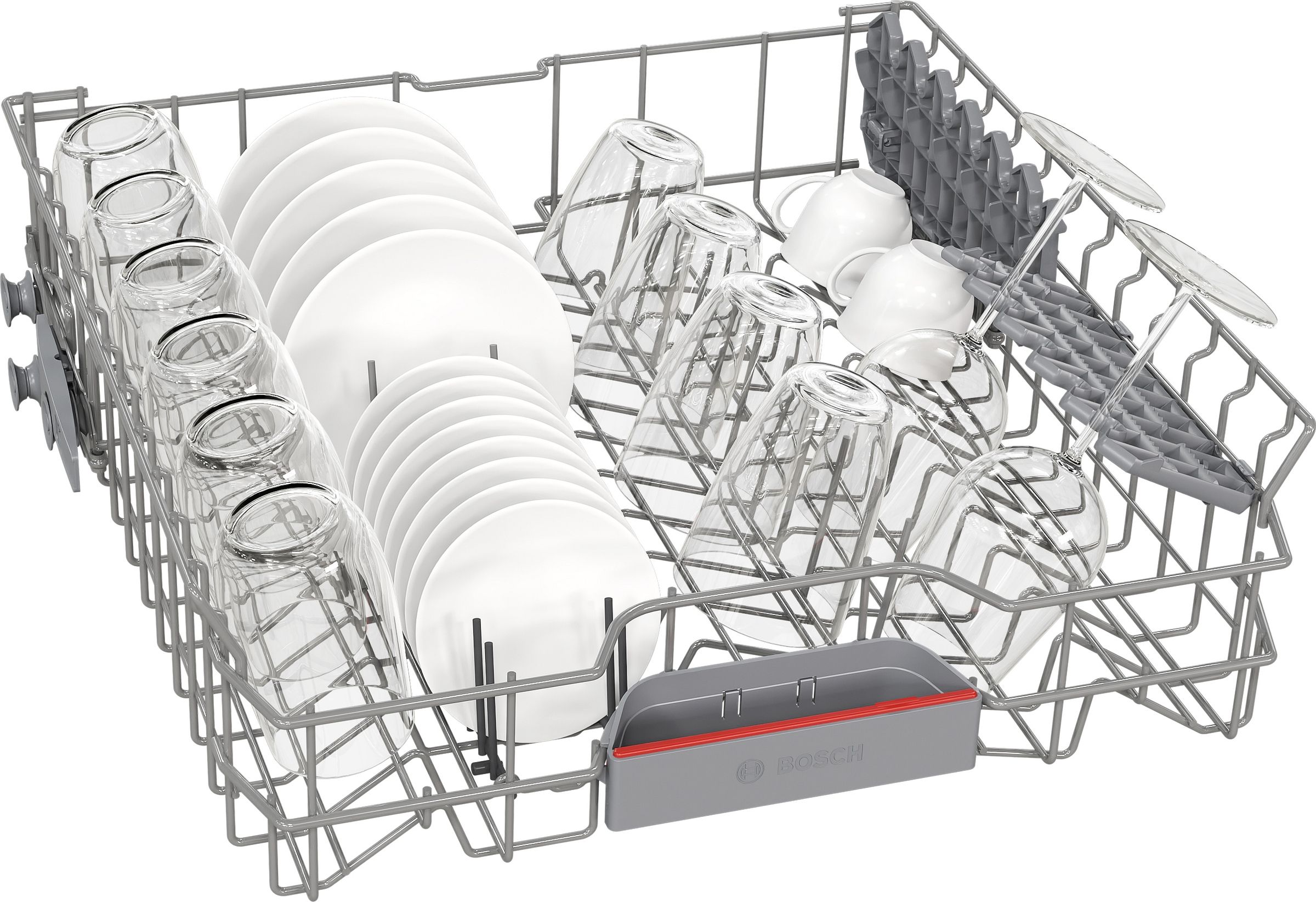 Lave vaisselle tout integrable 60 cm BOSCH Connecté 14 couverts 46dB Blanc - SBV4HVX14E