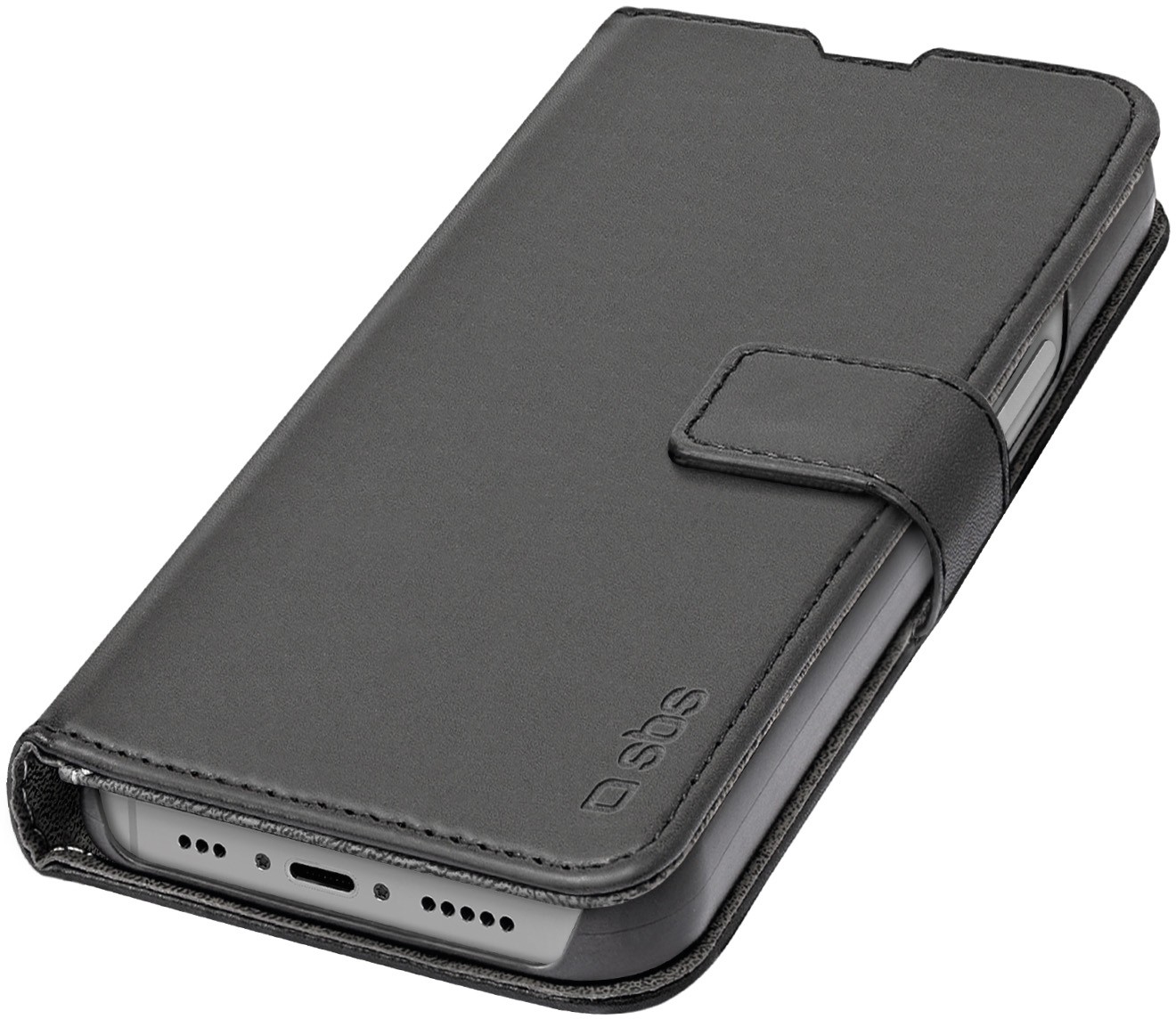 SBS Etui support  de protection Book Wallet avec fonction stand pour iPhone 15 Pro  TEBKWALIP1561PK