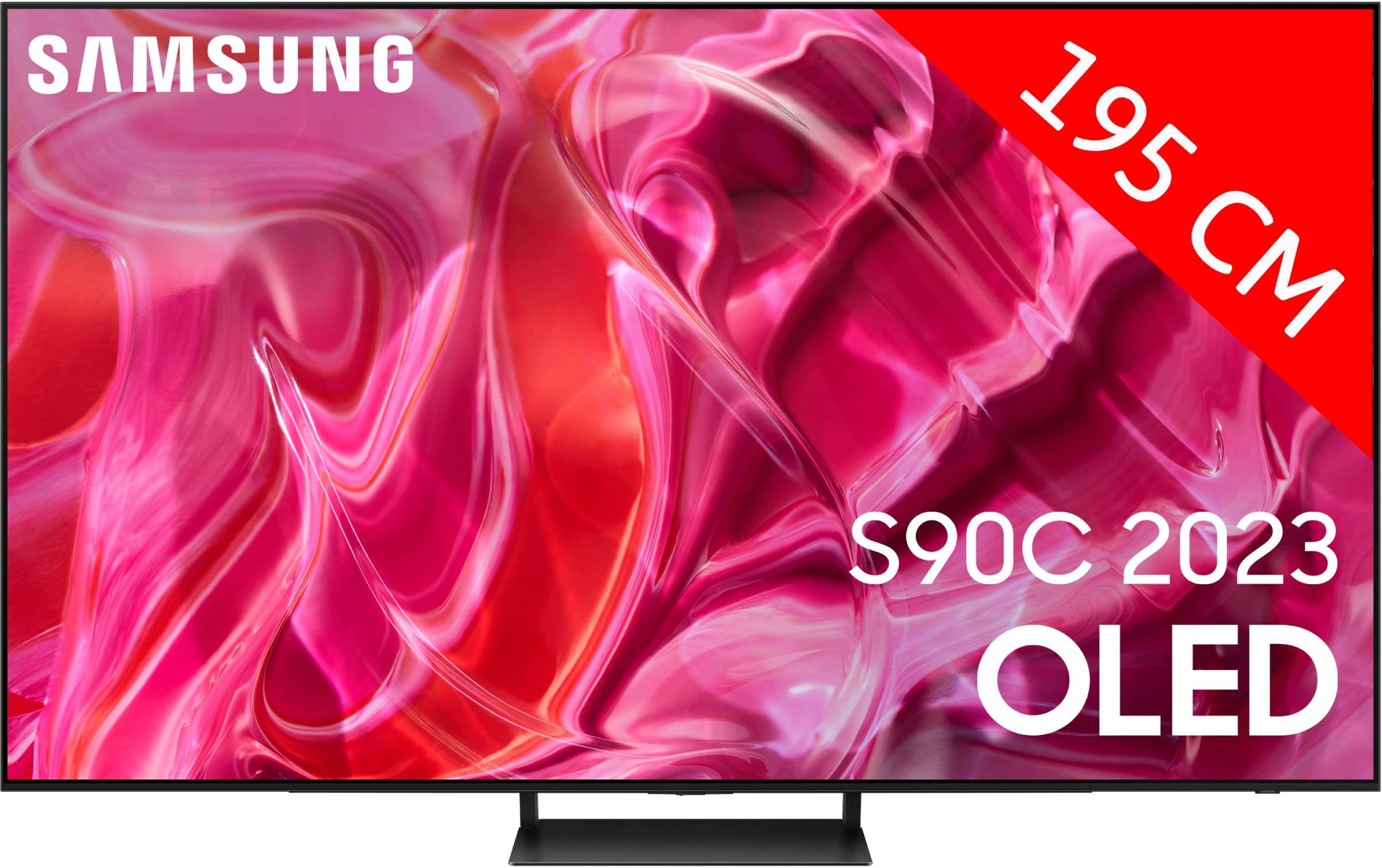SAMSUNG TV OLED 4K 195 cm 144Hz Dolby Atmos 77" - TQ77S90C