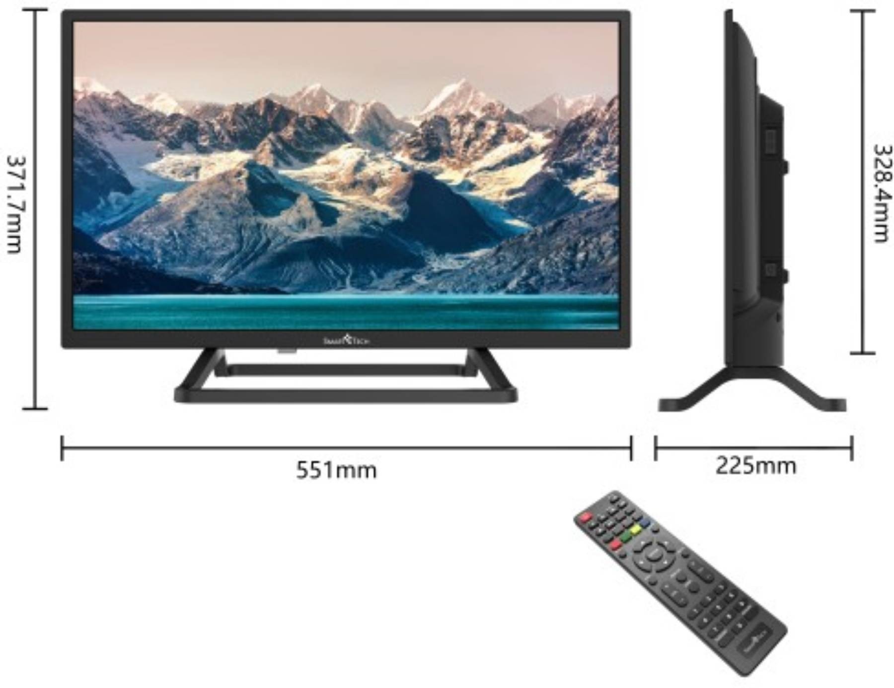 SMART TECH TV LED 60 cm 60Hz Dolby Digital Plus 24" - 24HN10T3