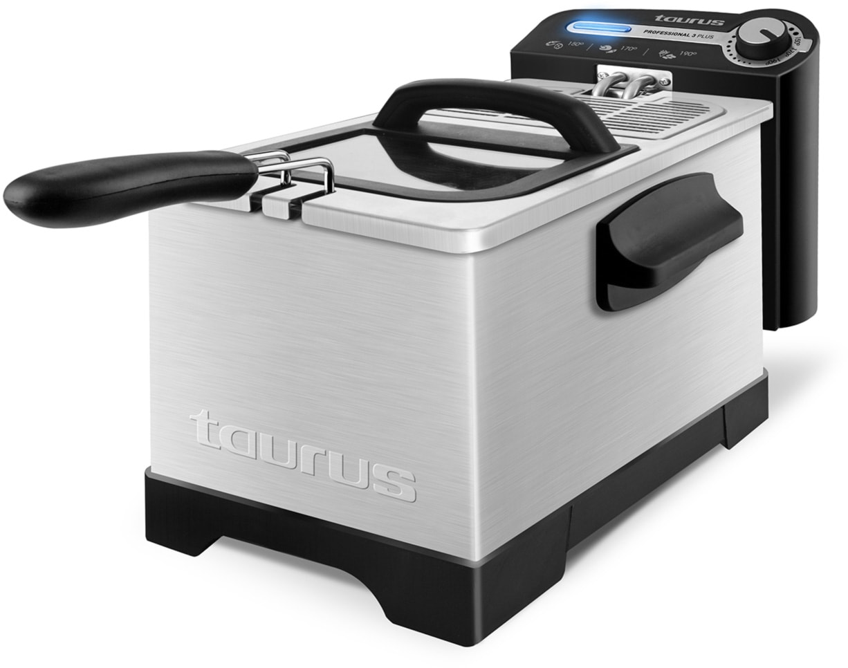 Friteuse pro TAURUS 3L 2100W Inox PROFESSIONAL3PLUS