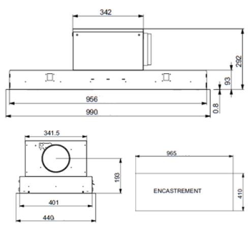 FABER Hotte de plafond  - 5777315