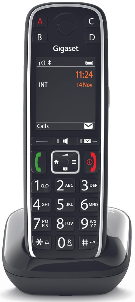 Téléphone sans fil GIGASET 200 contacts Noir GIGASETE720