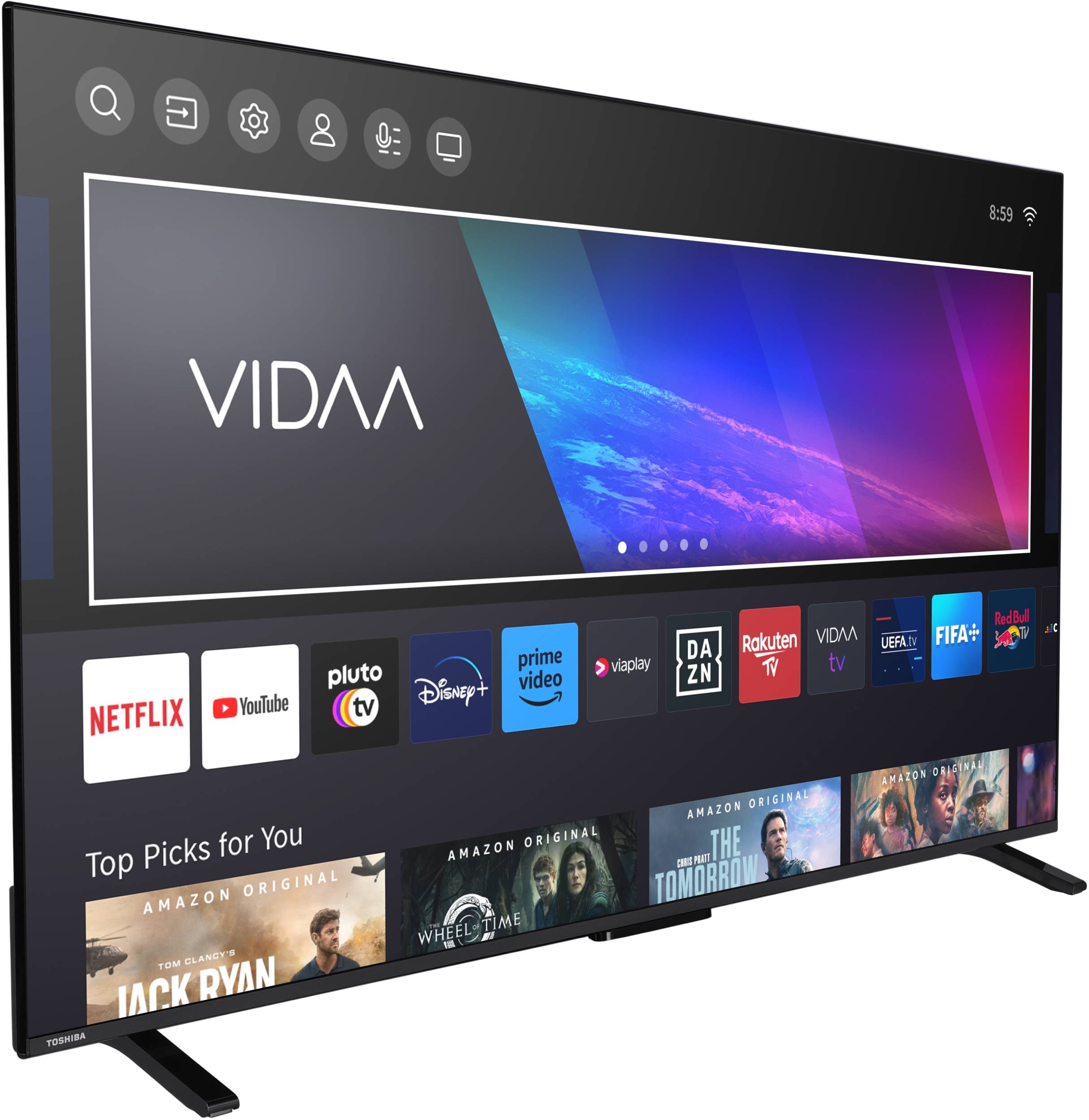 TV QLED 4K 164 cm TOSHIBA 50 Hz Smart TV 65" - 65QV2363DG TV QLED 4K 164 cm TOSHIBA 50 Hz Smart TV 65" - 65QV2363DG