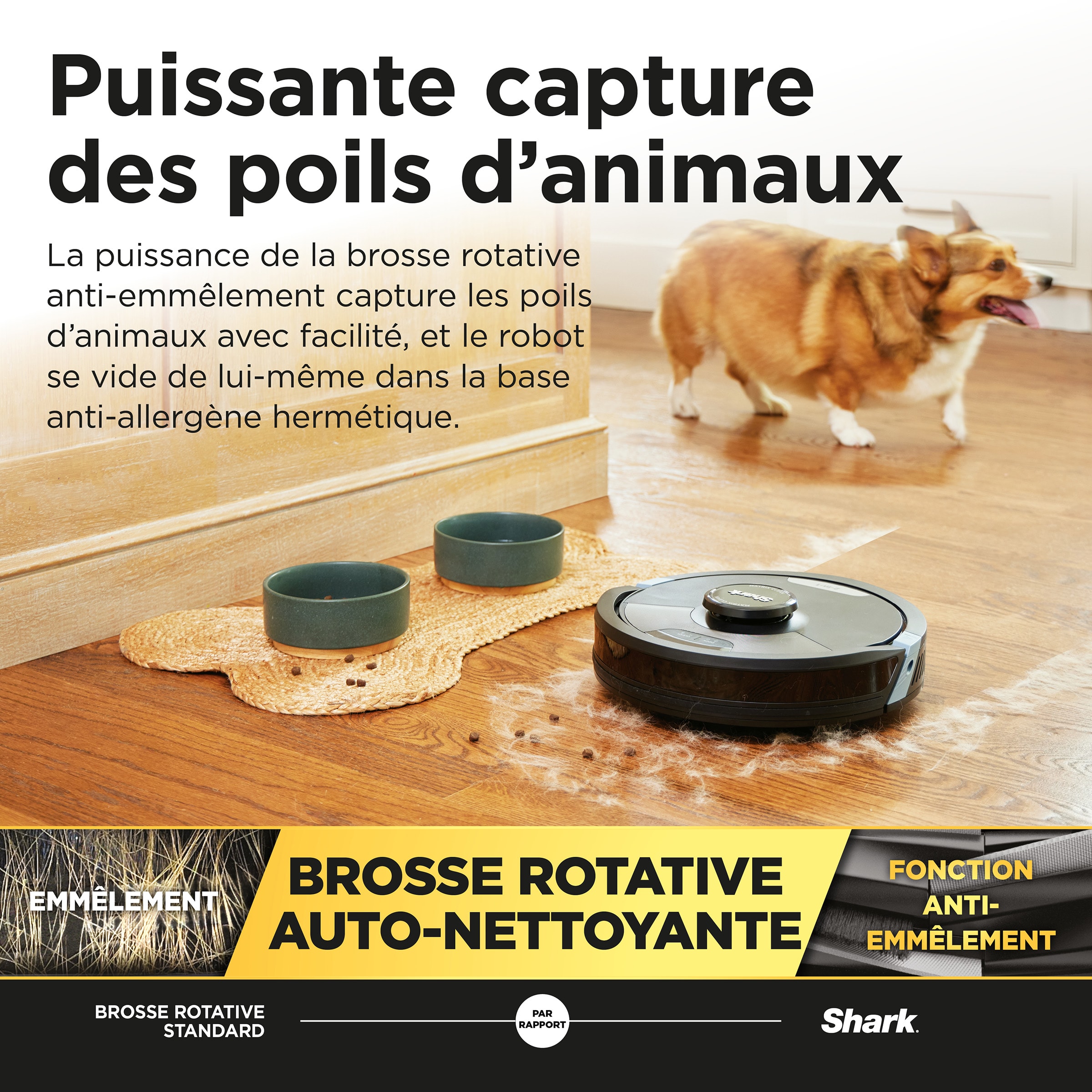 Aspirateur robot laveur SHARK Laveur, 2 en 1, Matrix Plus, Noir - RV2620WDEU Aspirateur robot laveur SHARK Laveur, 2 en 1, Matrix Plus, Noir - RV2620WDEU