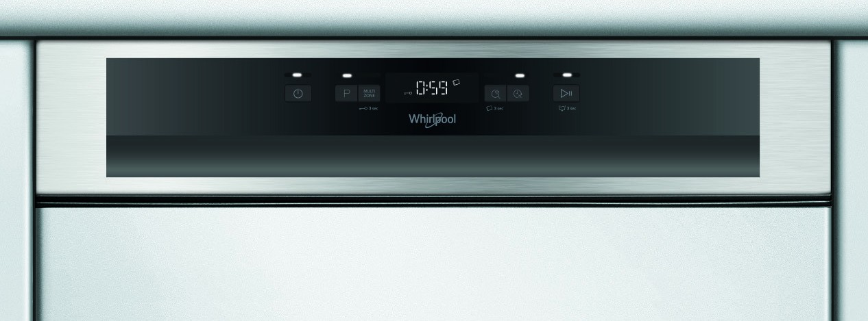 WHIRLPOOL Lave vaisselle integrable 60 cm 8 programmes 14 couverts  - WBC3C26X