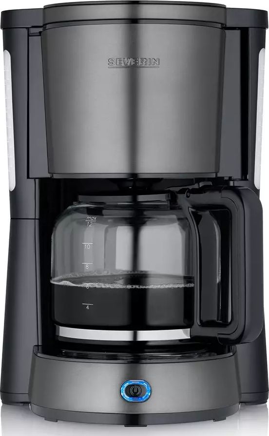 Cafetière SEVERIN 1000W 1.25L 10 tasses Noir KA9340