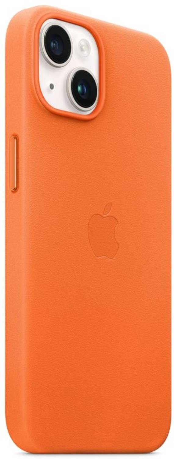 APPLE Coque iPhone 14 cuir orange  MPP83ZM/A
